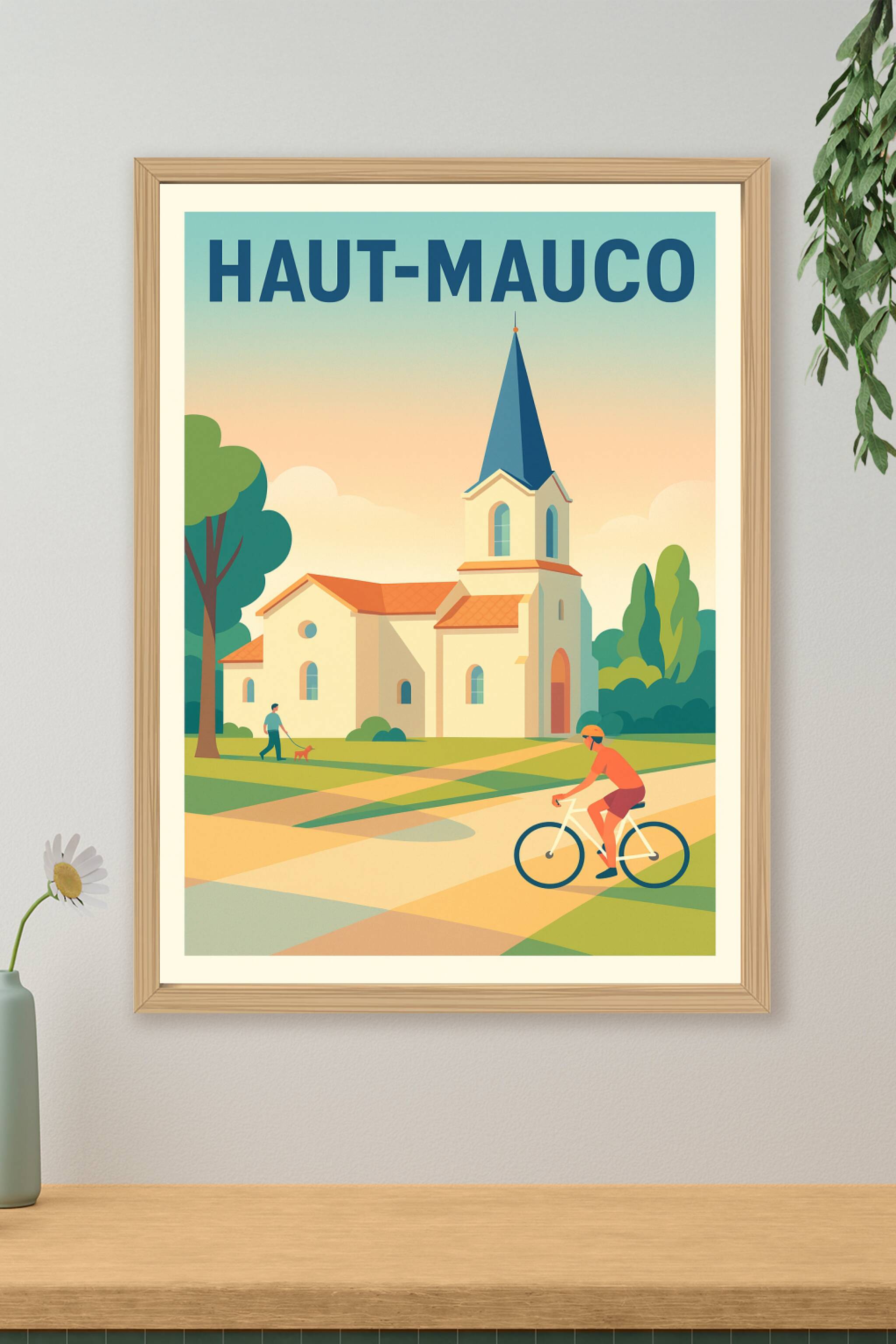 Affiche de Haut-Mauco - Sérénité et nature au cœur du village