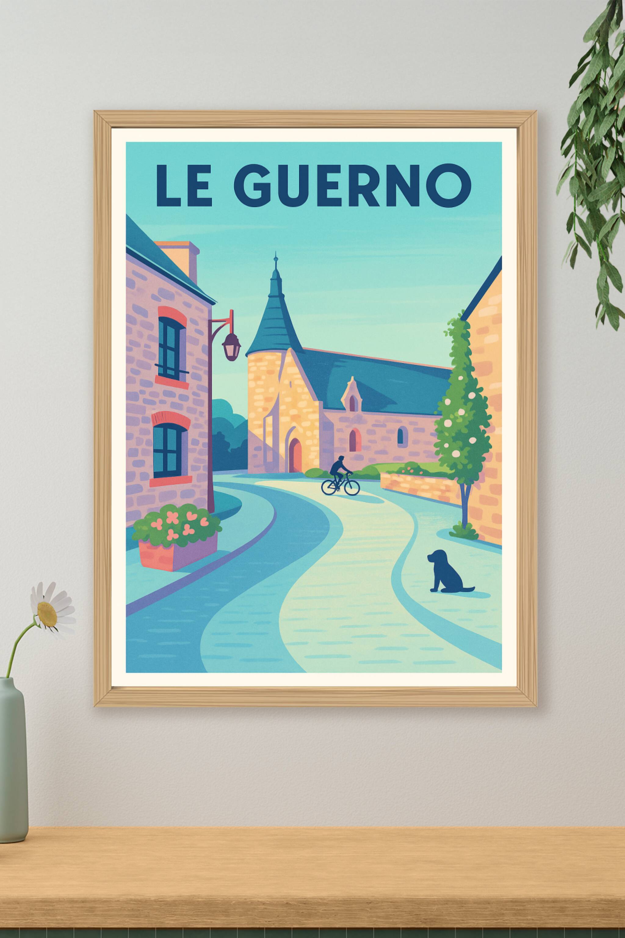 Affiche de Le Guerno - Charme paisible au détour d'une ruelle