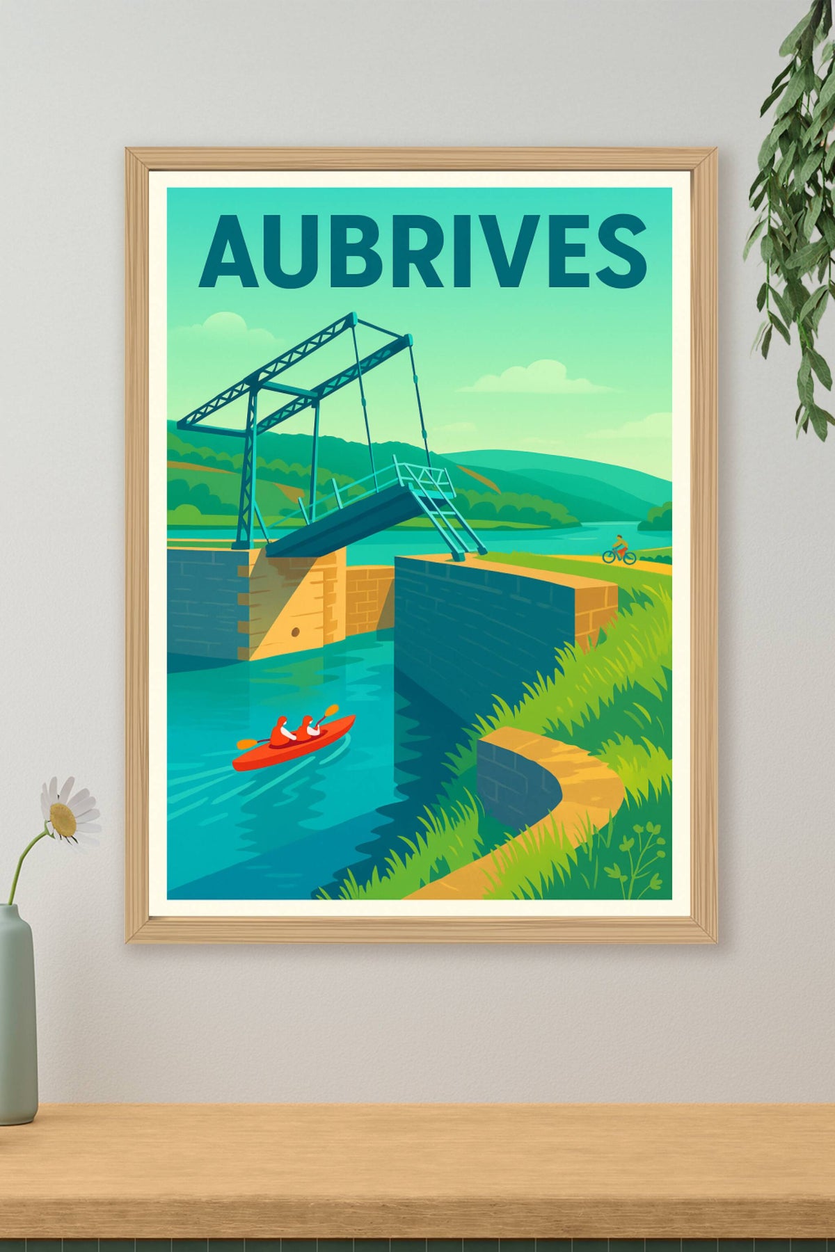 Affiche de Aubrives - Charme et aventure au fil de l'eau