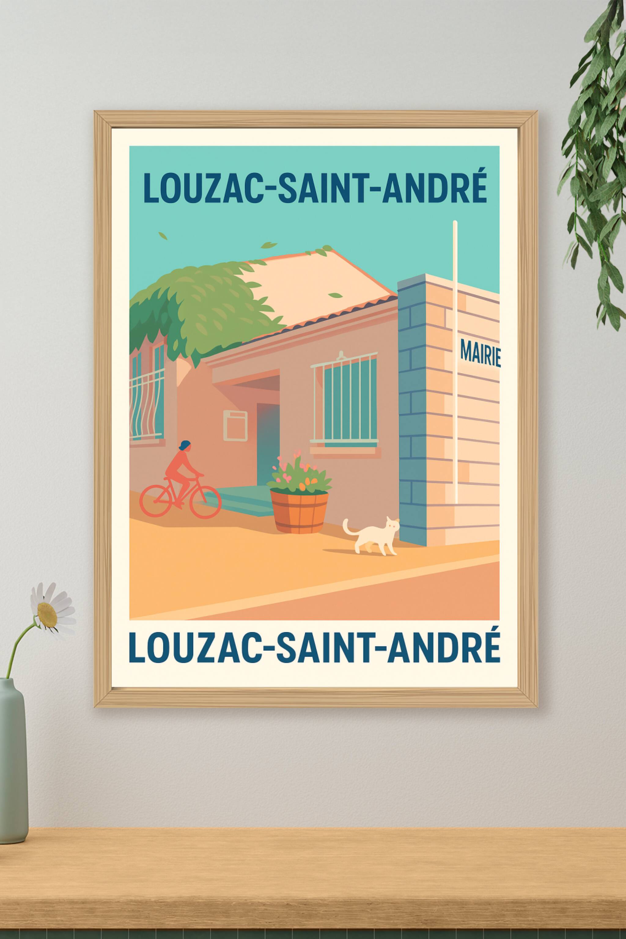 Affiche de Louzac-Saint-André - Charme paisible et authenticité