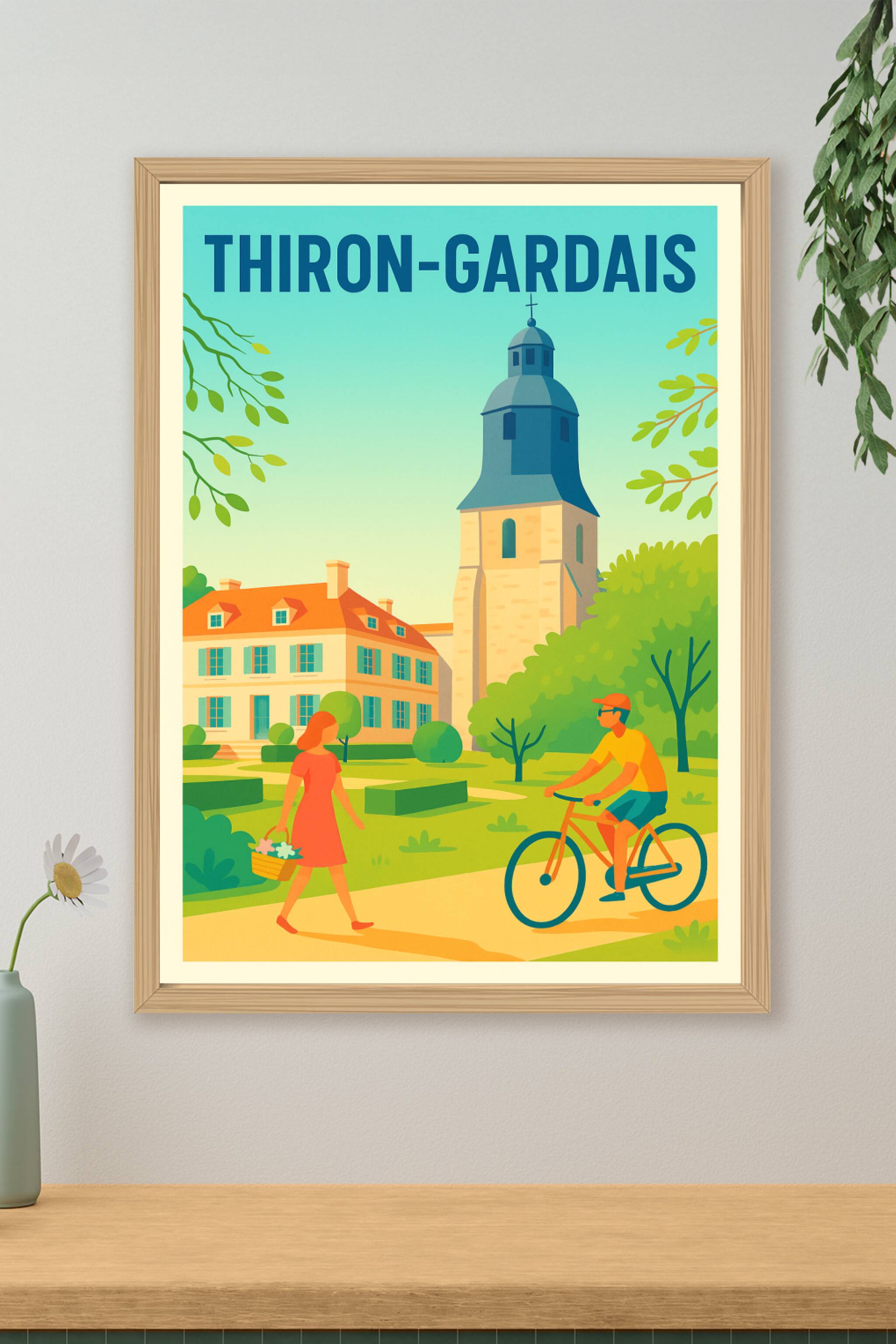 Affiche de Thiron-Gardais - Harmonie et nature au cœur du patrimoine