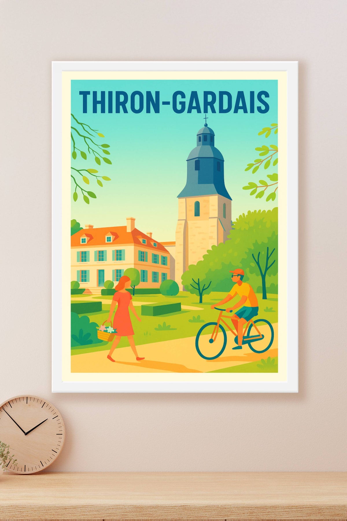 Affiche de Thiron-Gardais - Harmonie et nature au cœur du patrimoine