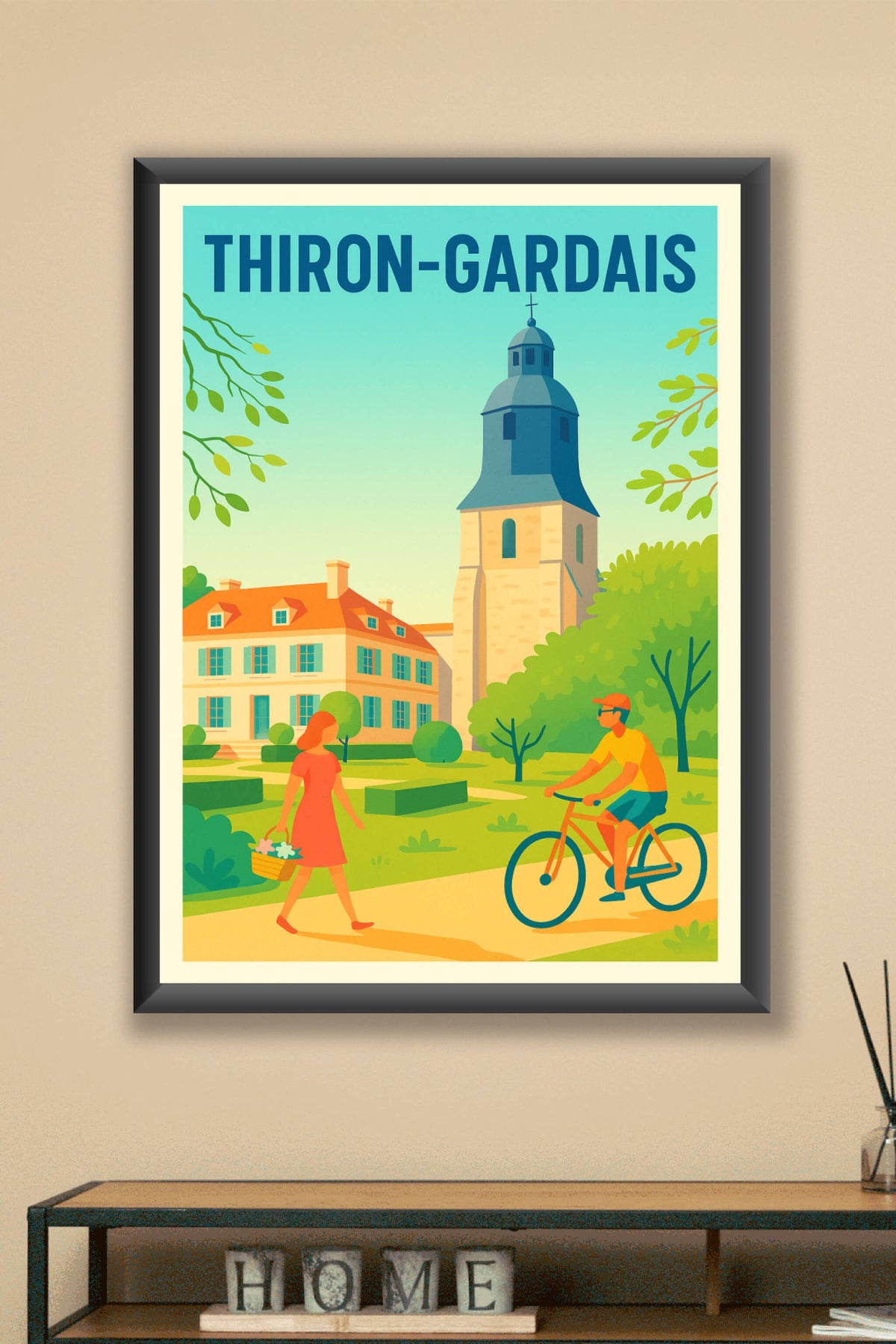 Affiche de Thiron-Gardais - Harmonie et nature au cœur du patrimoine