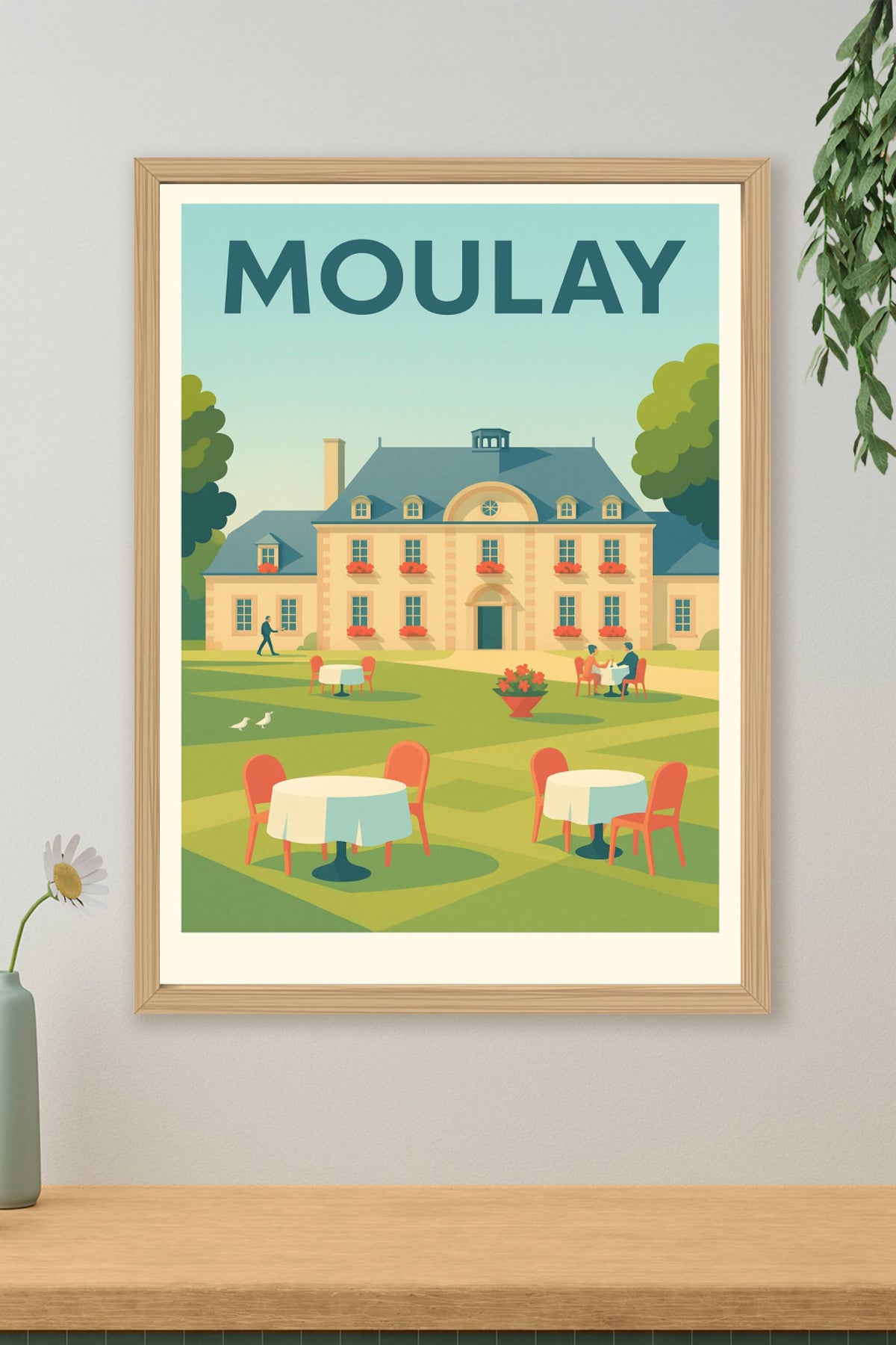 Affiche de Moulay - Charme et élégance au cœur d’un manoir