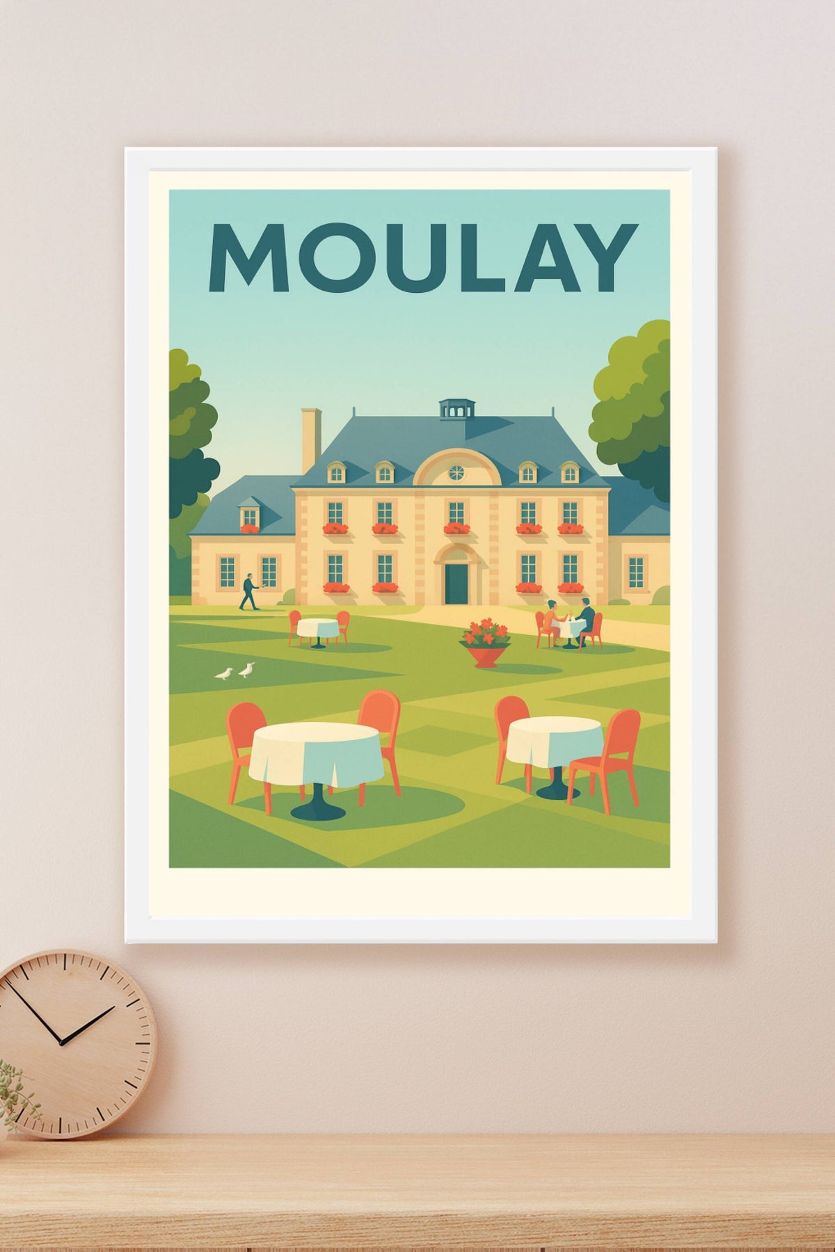 Affiche de Moulay - Charme et élégance au cœur d’un manoir