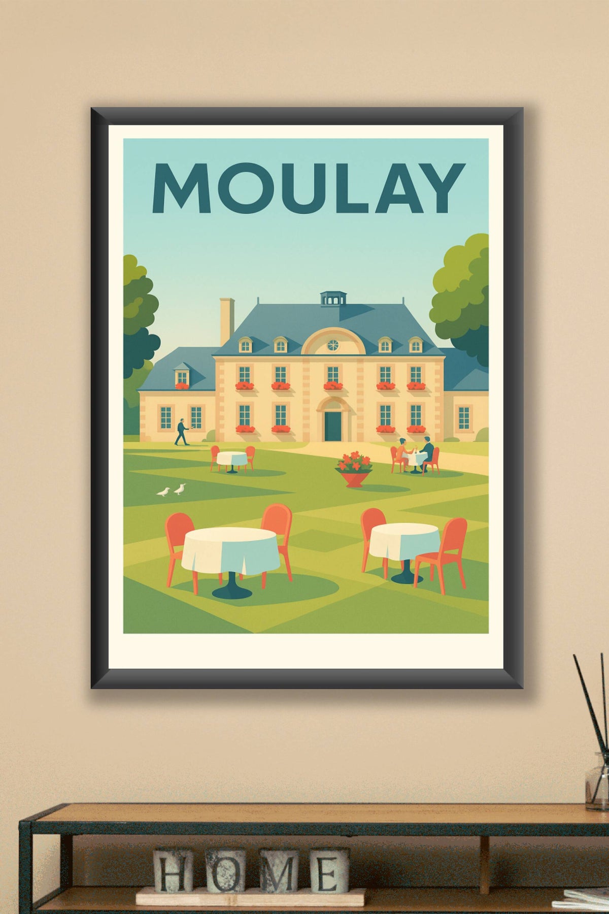 Affiche de Moulay - Charme et élégance au cœur d’un manoir