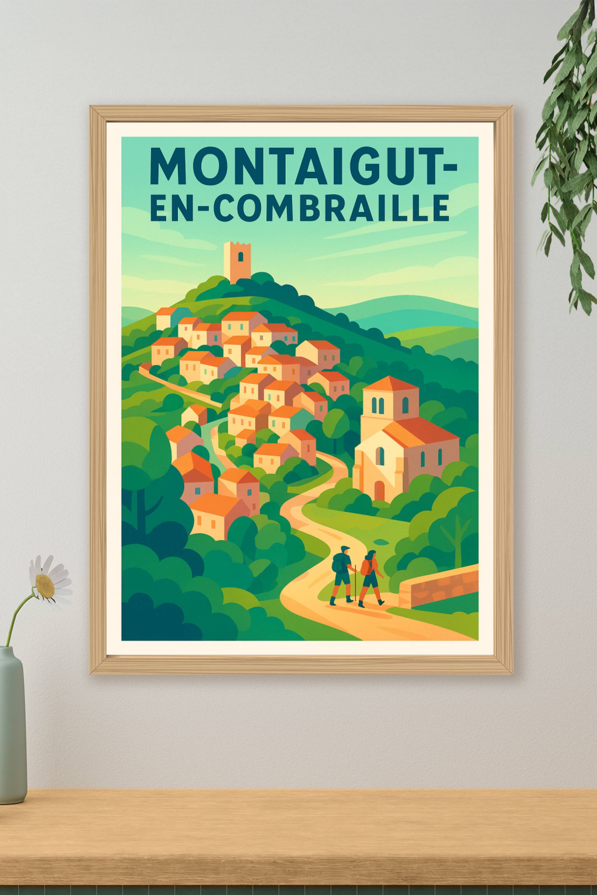 Affiche de Montaigut-en-Combraille - L'escapade bucolique au cœur des collines