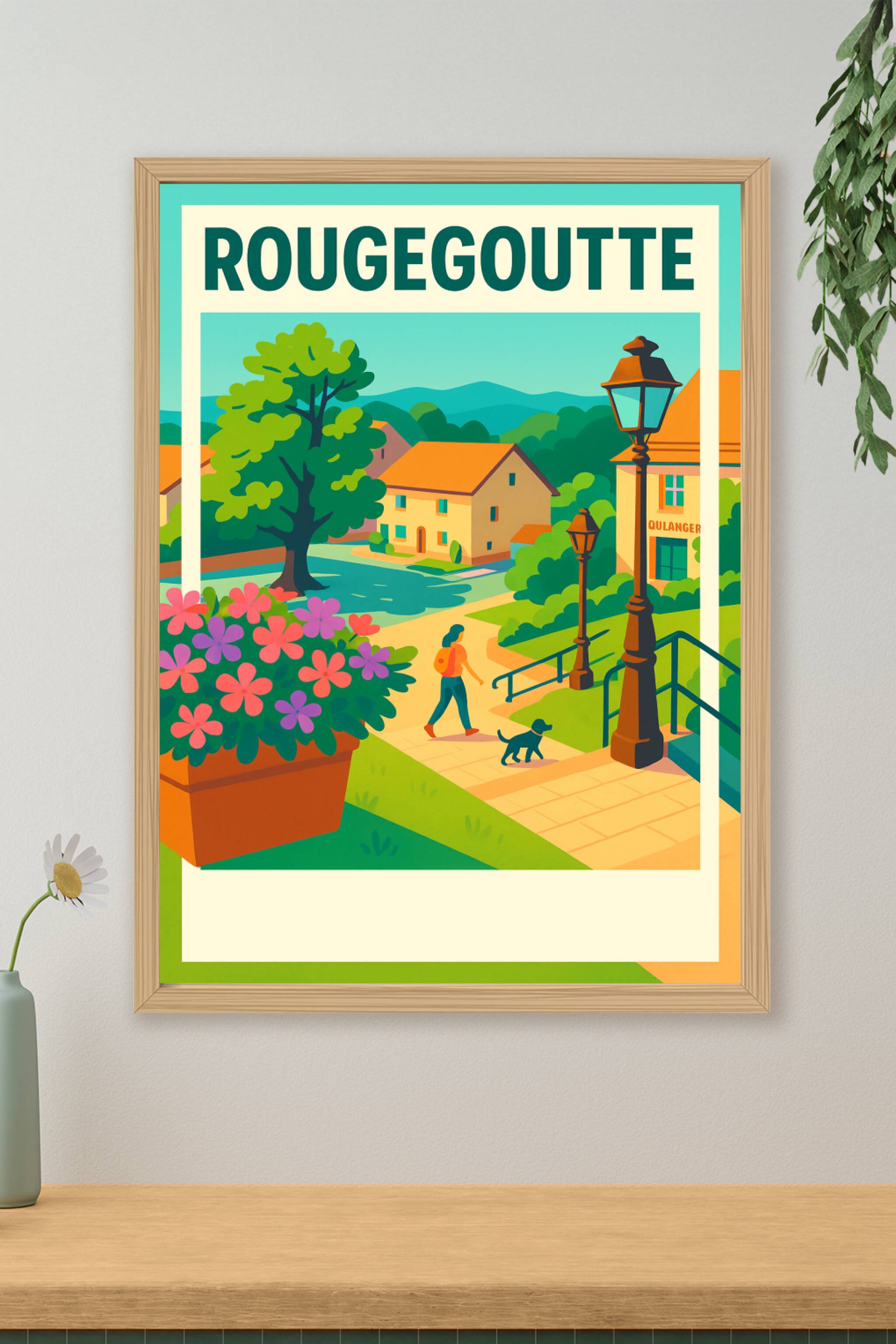 Affiche de Rougegoutte - Douceur champêtre au cœur du village