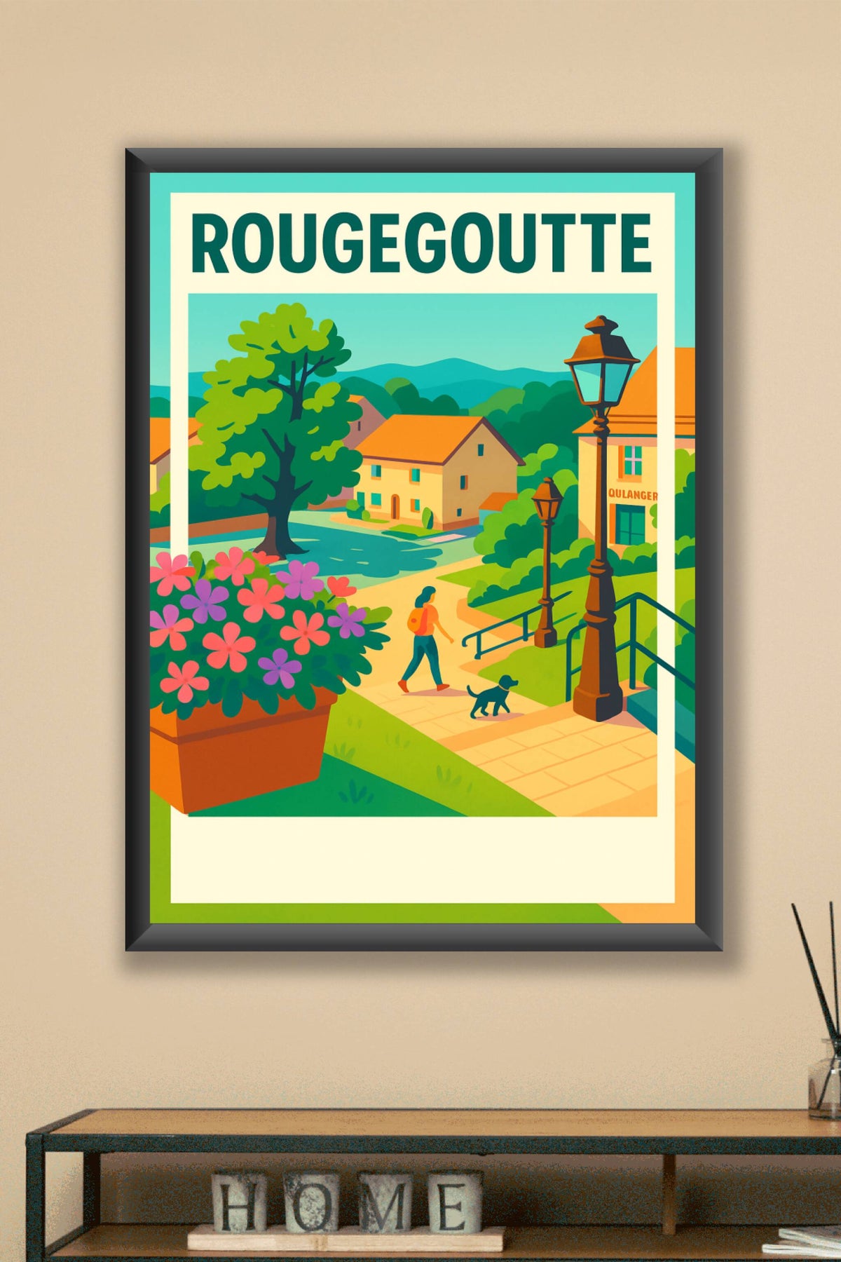 Affiche de Rougegoutte - Douceur champêtre au cœur du village