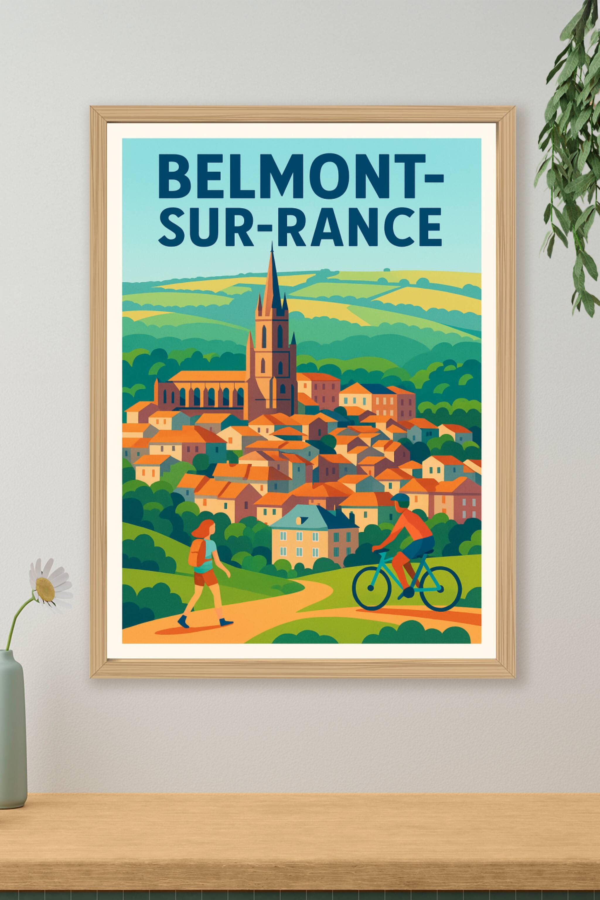 Affiche de Belmont-sur-Rance - Un charmant village au cœur de la nature
