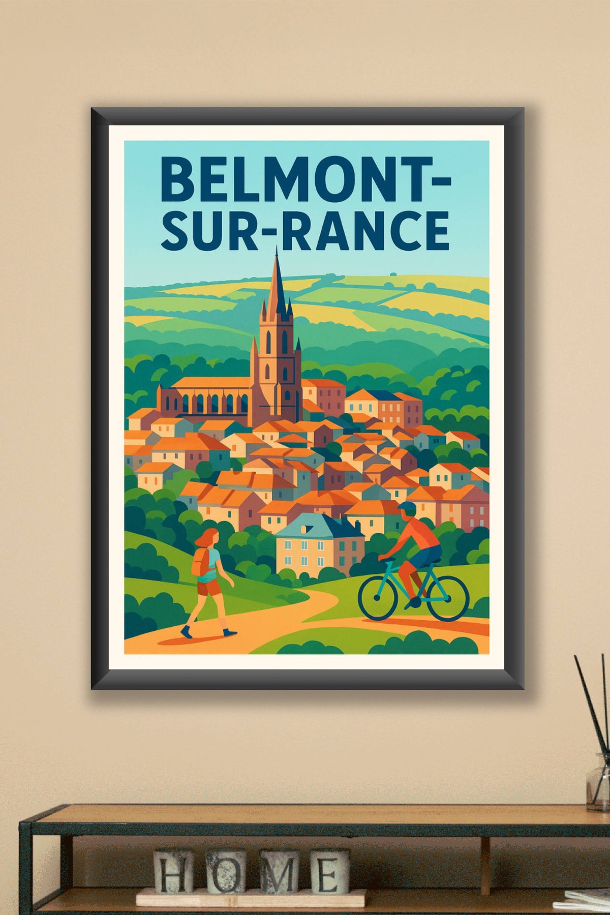 Affiche de Belmont-sur-Rance - Un charmant village au cœur de la nature