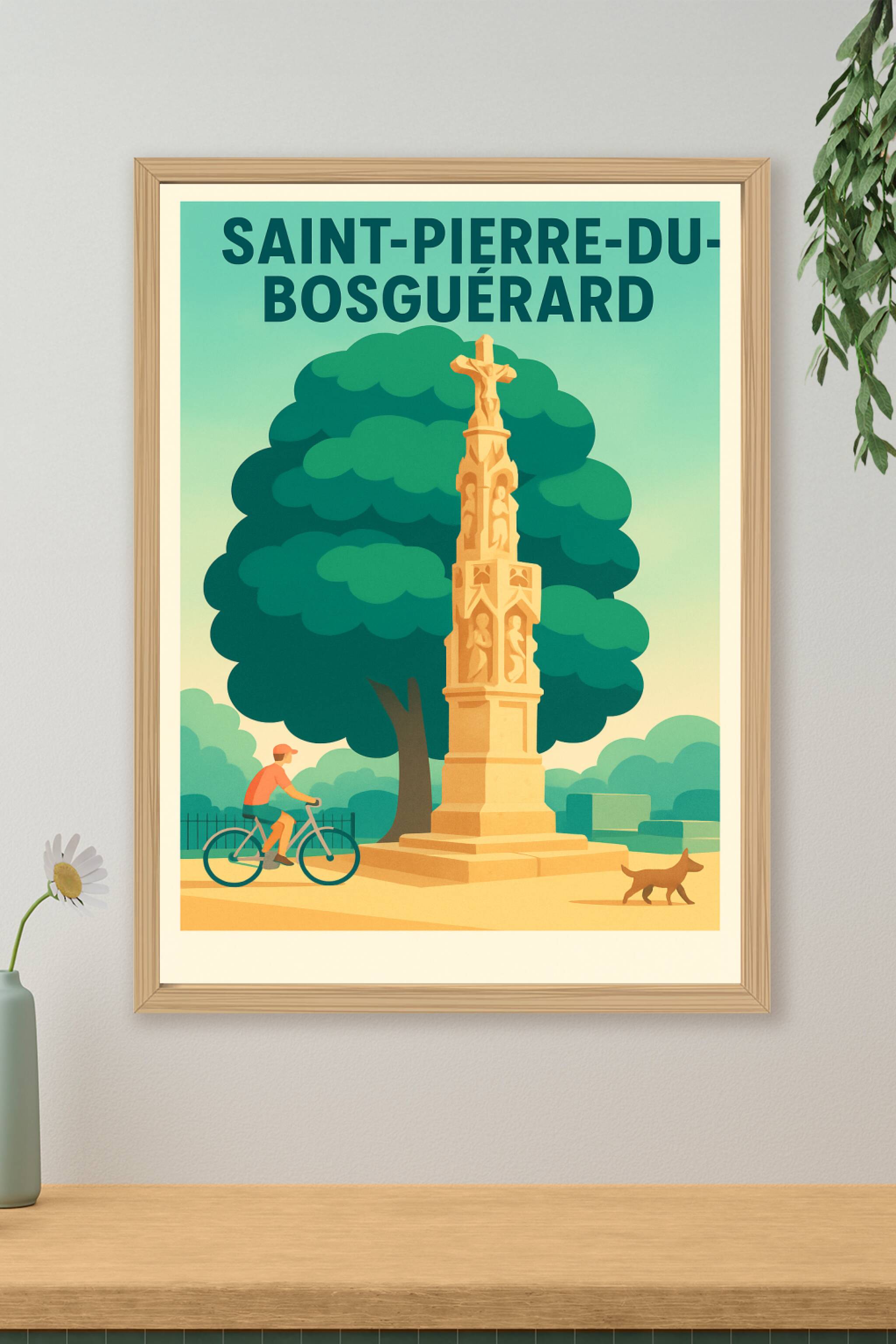 Affiche de Saint-Pierre-du-Bosguérard - Charme et sérénité en Normandie