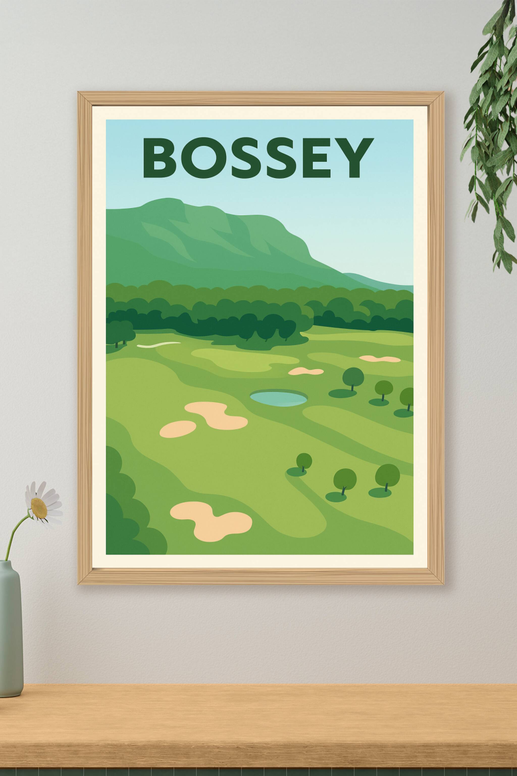 Affiche de Bossey - Le charme verdoyant à portée de vue