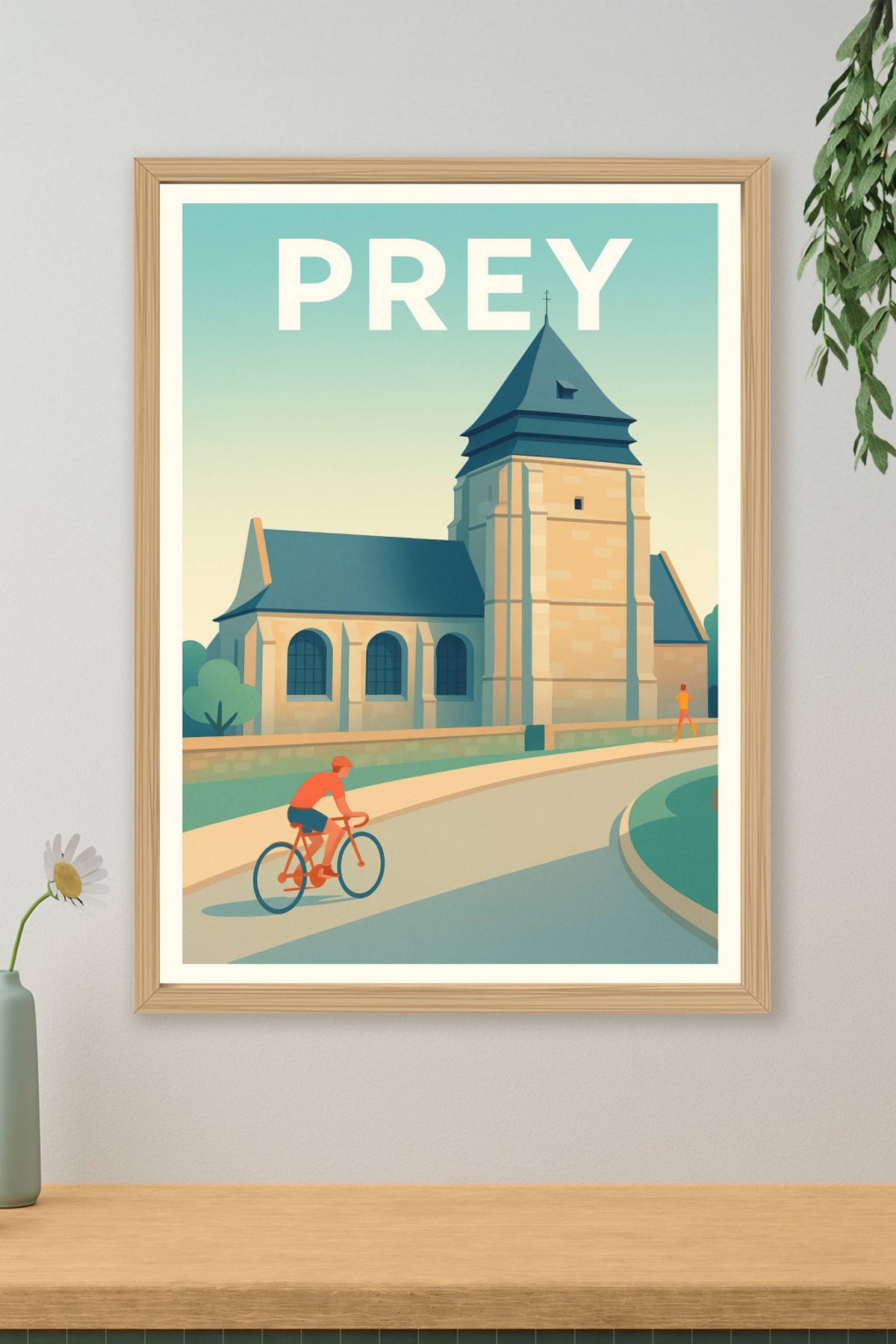 Affiche de Prey - Élégance et sérénité au fil des ruelles