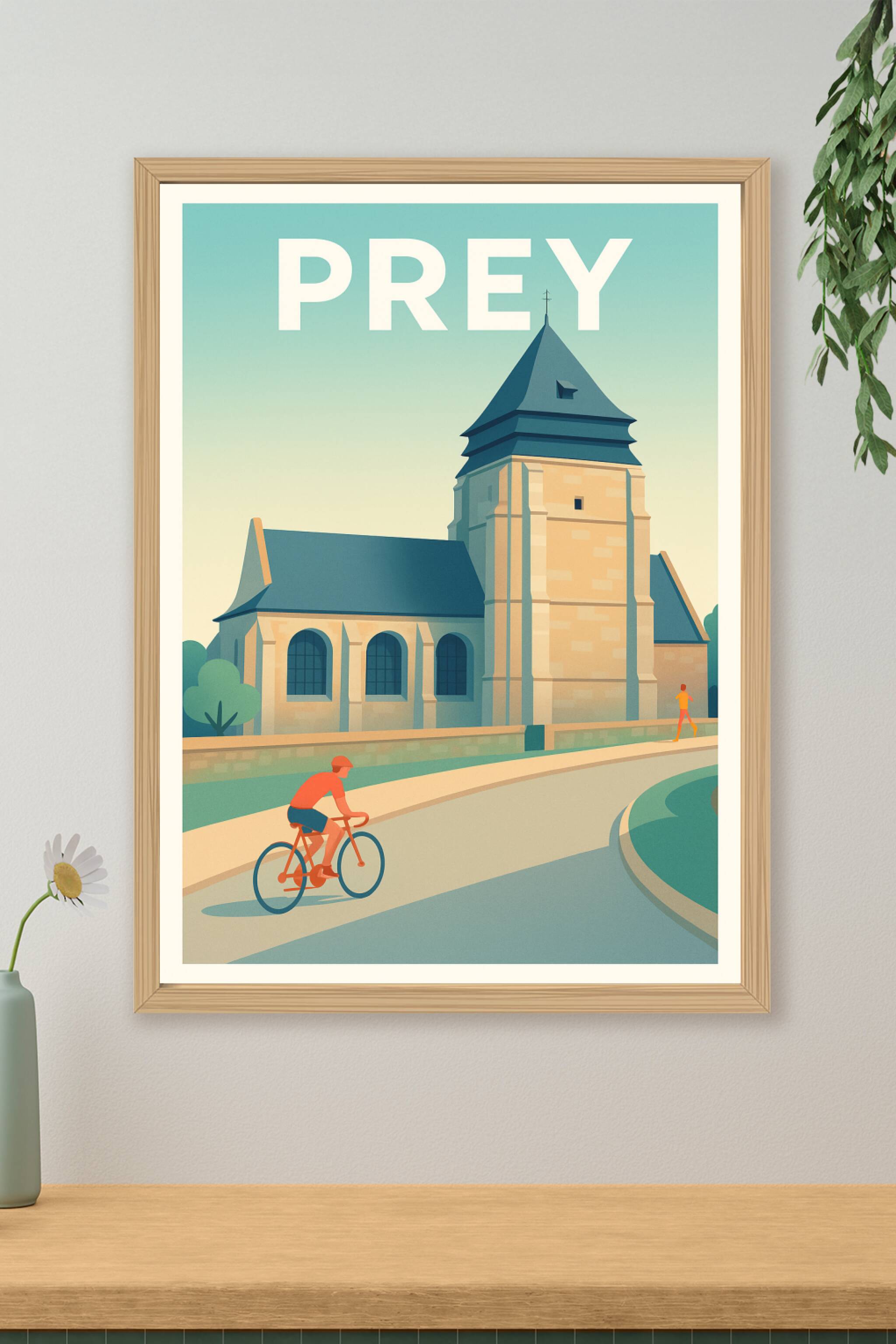 Affiche de Prey - Élégance et sérénité au fil des ruelles