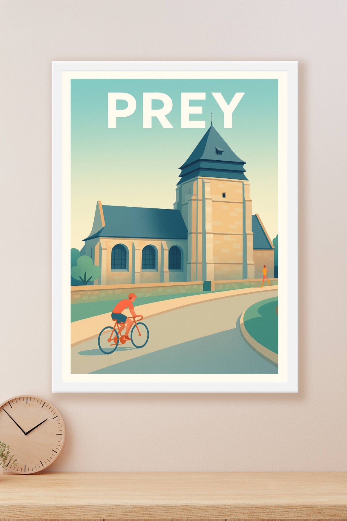 Affiche de Prey - Élégance et sérénité au fil des ruelles