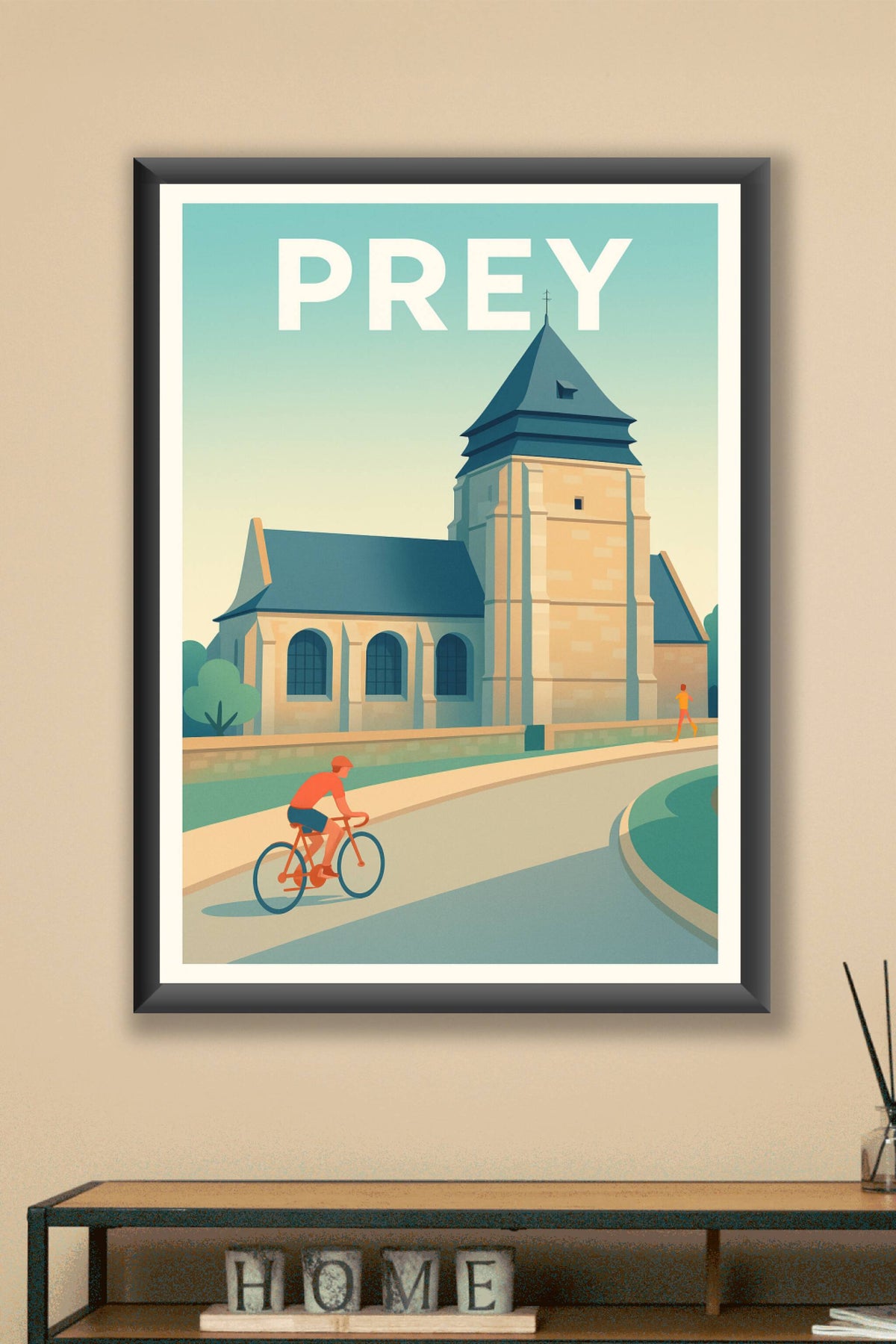 Affiche de Prey - Élégance et sérénité au fil des ruelles