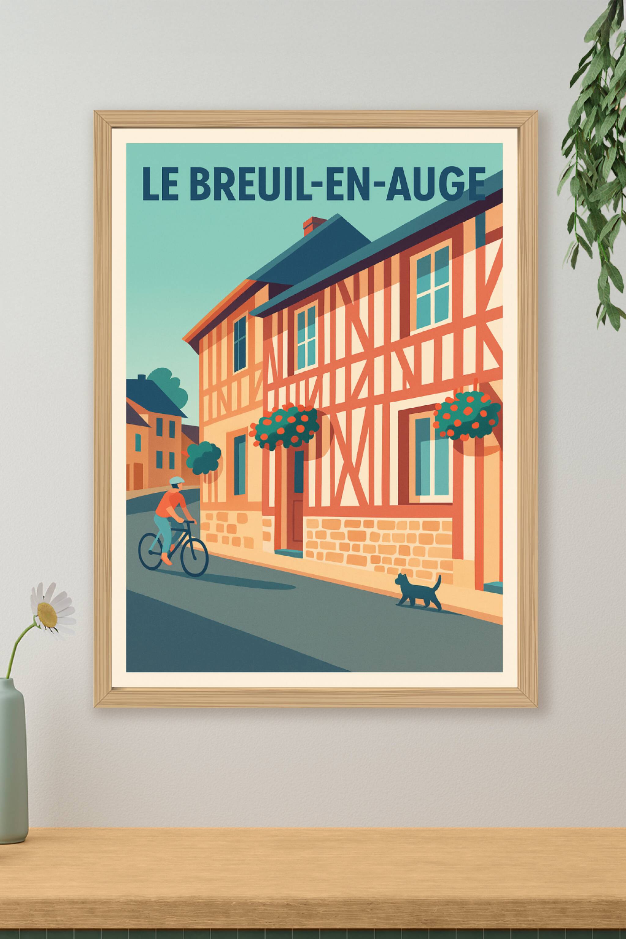 Affiche de Le Breuil-en-Auge - Charme normand au fil des ruelles