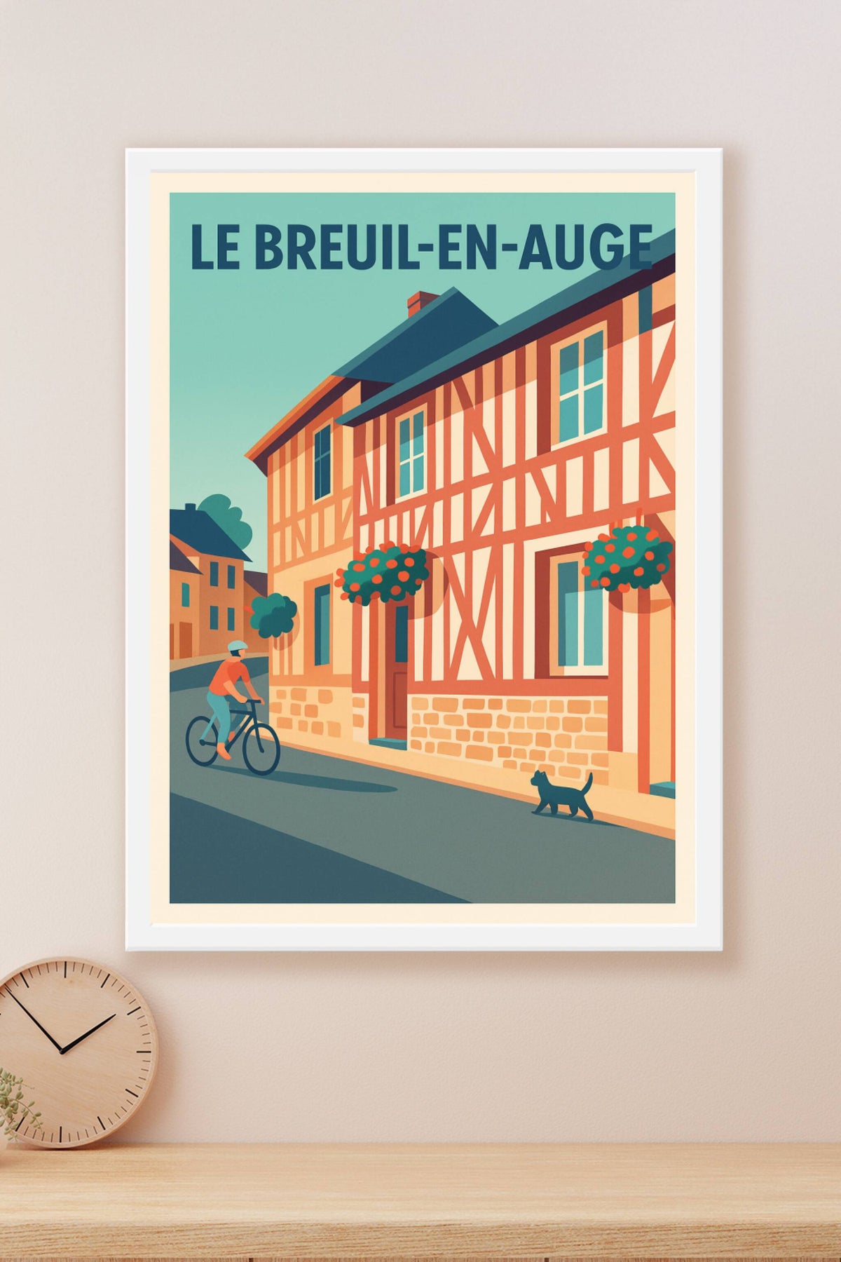 Affiche de Le Breuil-en-Auge - Charme normand au fil des ruelles