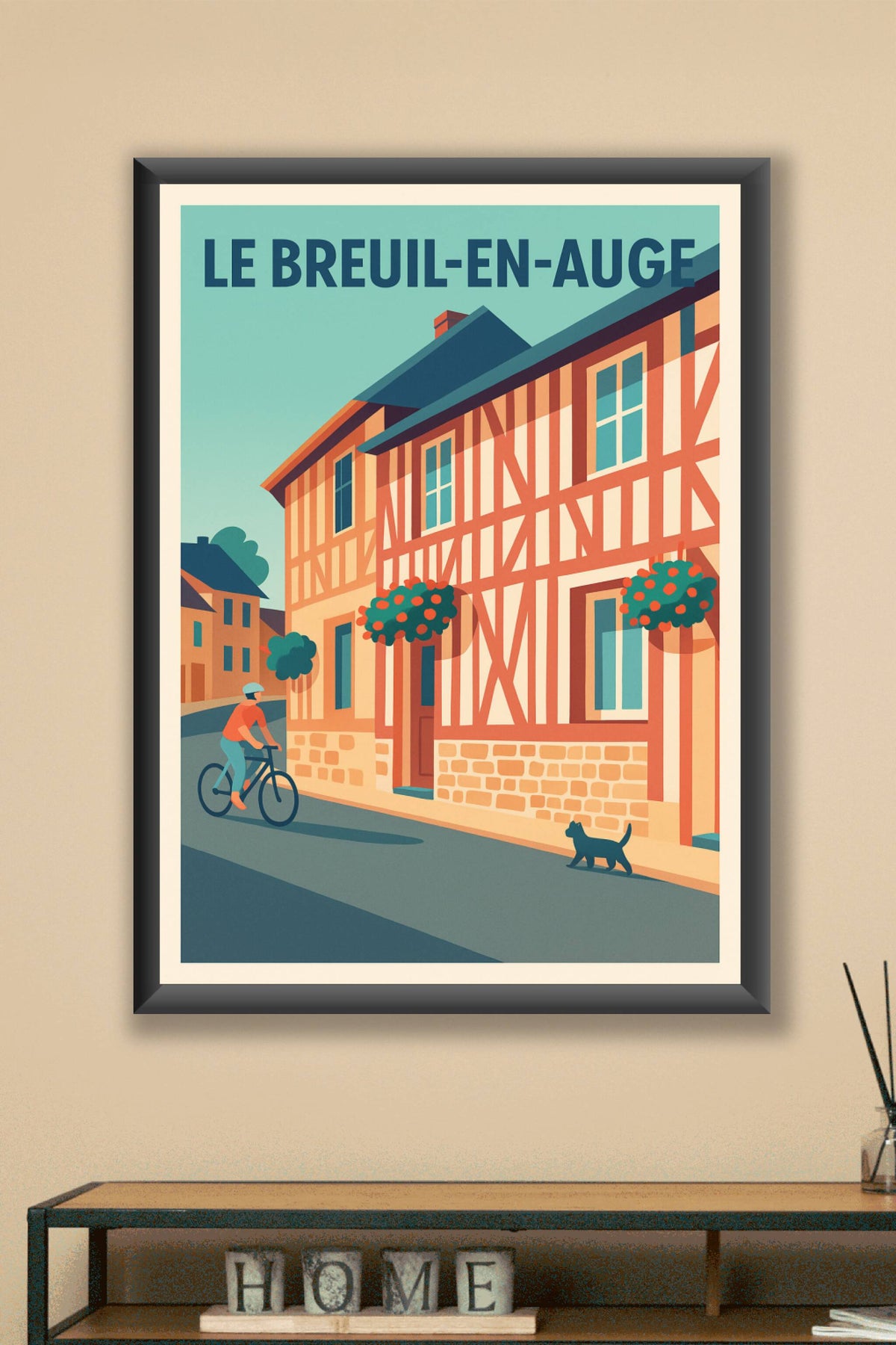 Affiche de Le Breuil-en-Auge - Charme normand au fil des ruelles