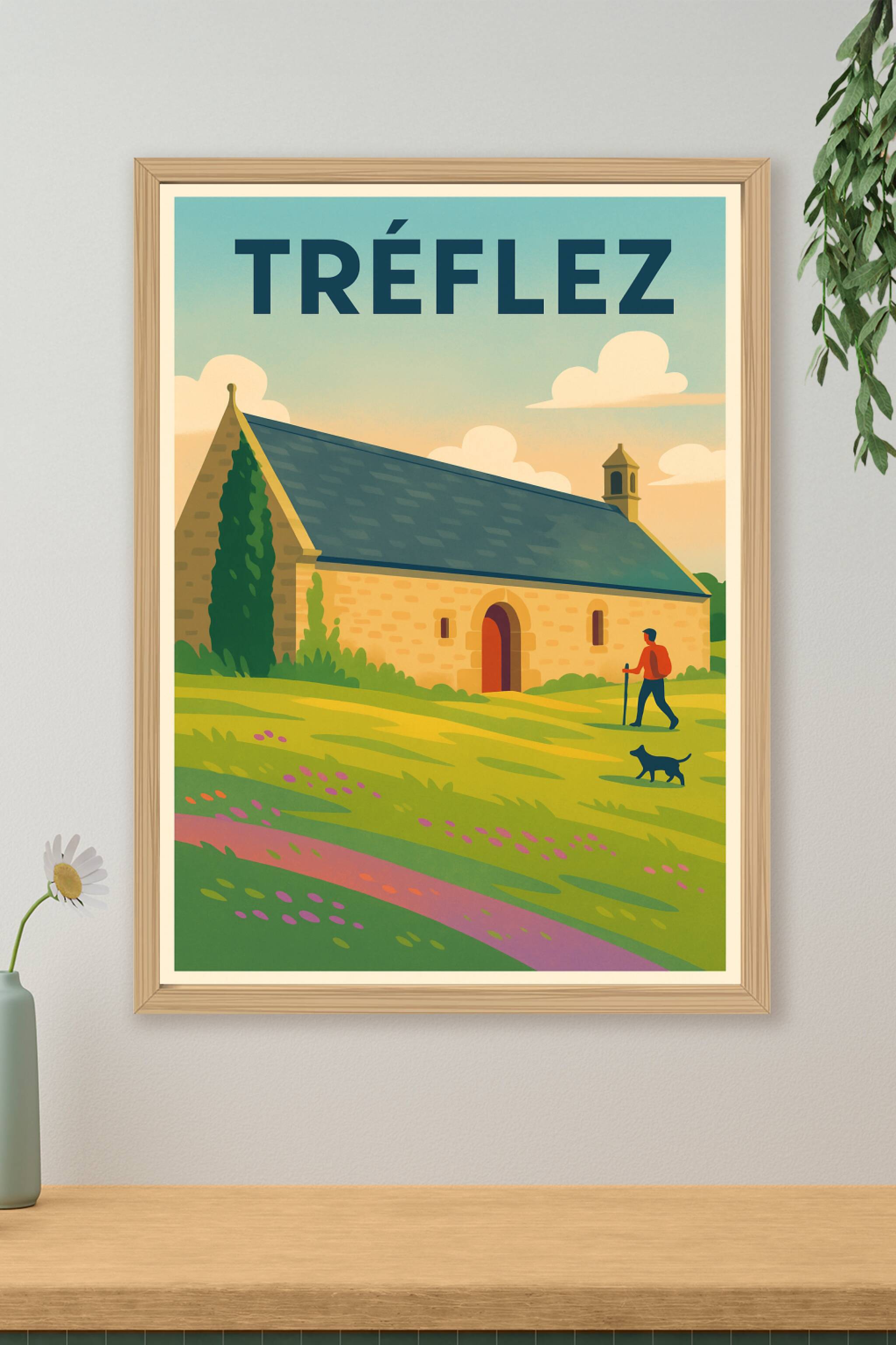 Affiche de Tréflez - Une escapade bucolique au cœur de la Bretagne