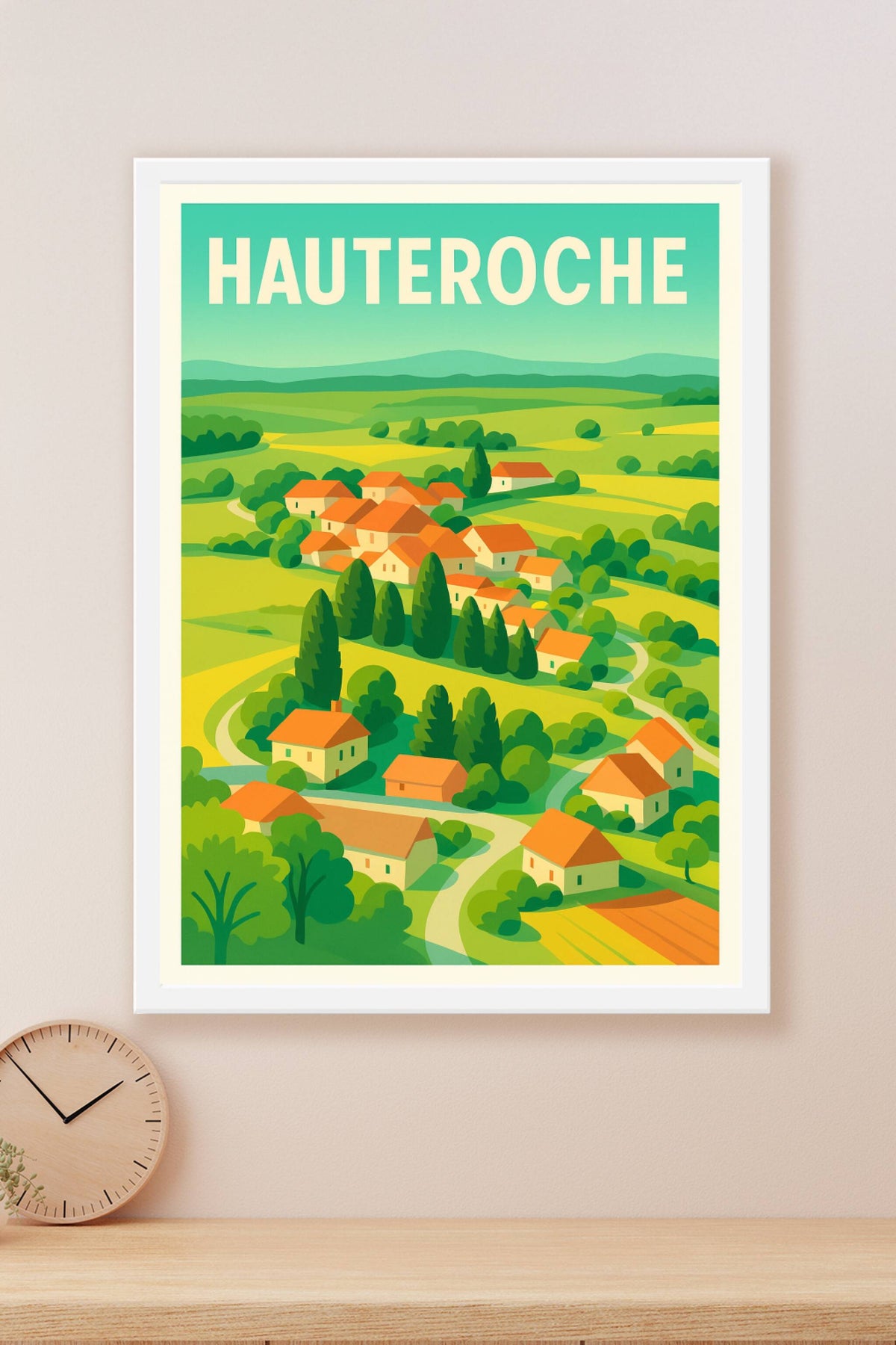 Affiche de Hauteroche - Charme bucolique et douceur de vivre
