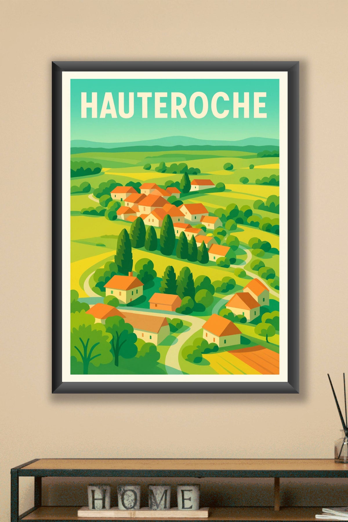 Affiche de Hauteroche - Charme bucolique et douceur de vivre