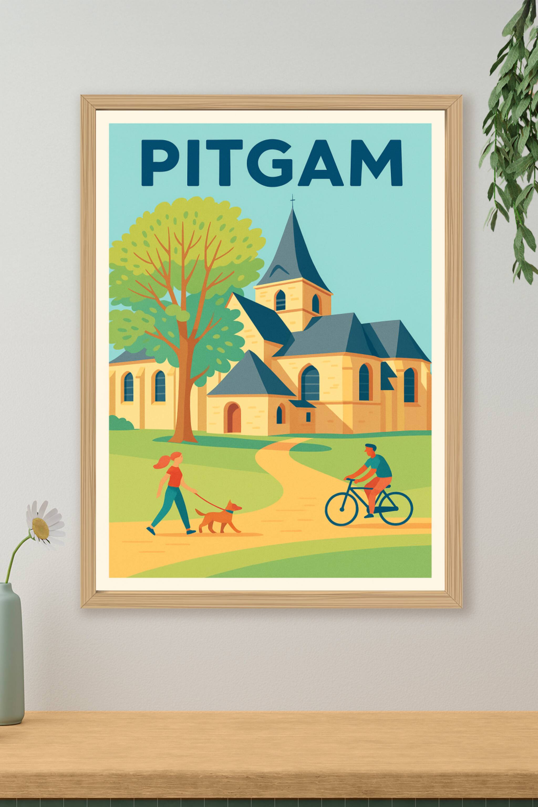 Affiche de Pitgam - Charme et sérénité au cœur du village