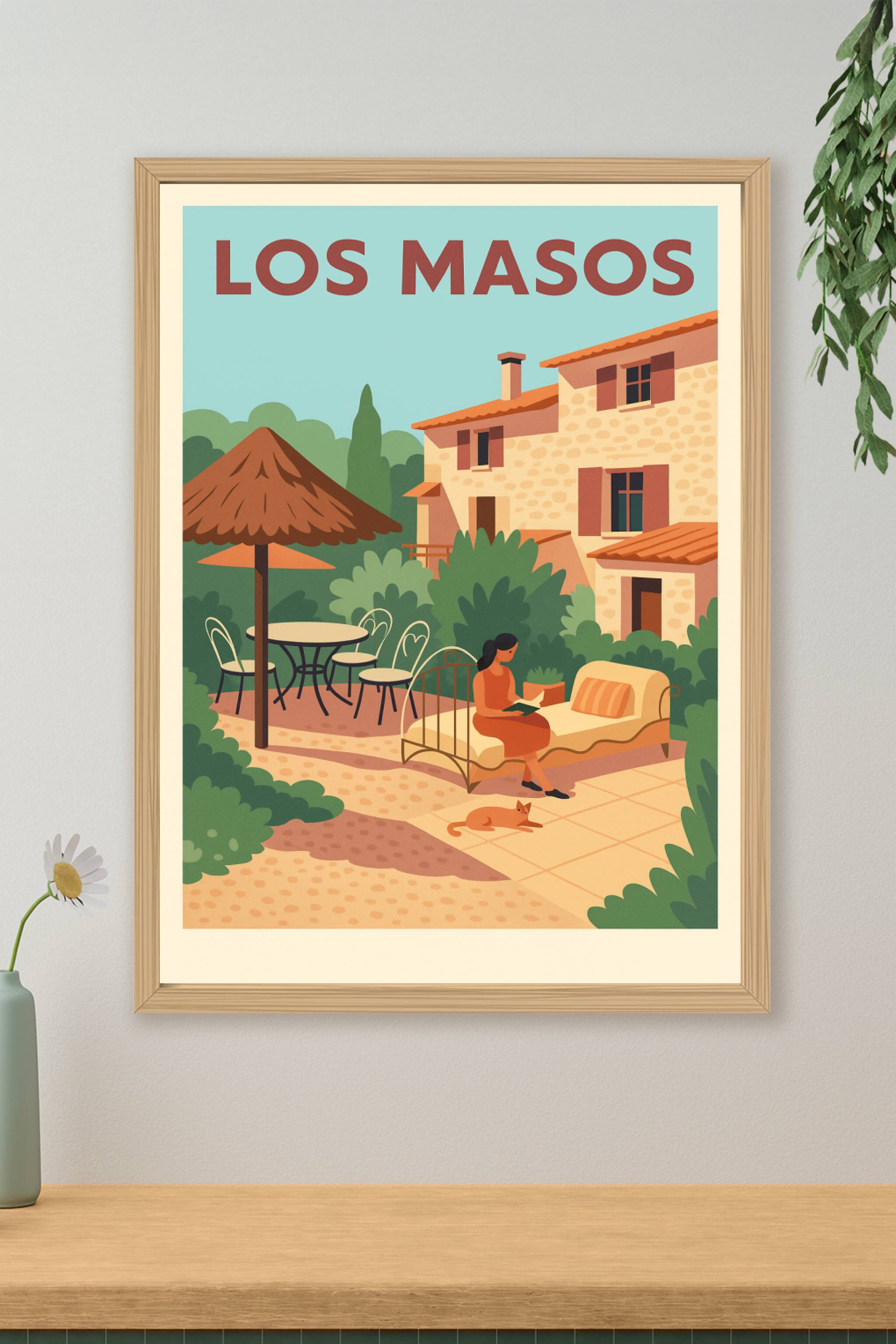 Affiche de Los Masos - Instant de douceur et sérénité en Provence