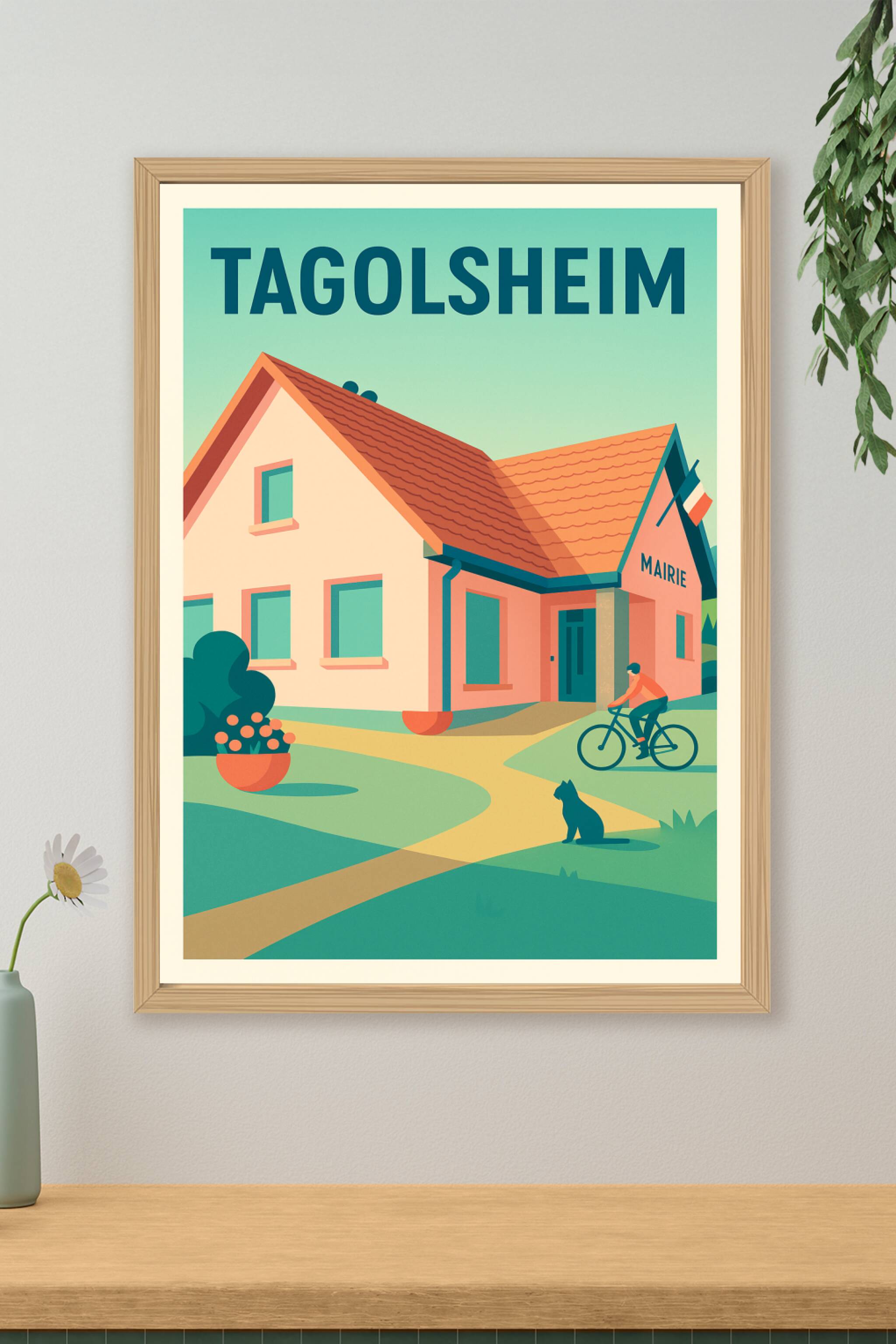 Affiche de Tagolsheim - Charme et sérénité au cœur du village