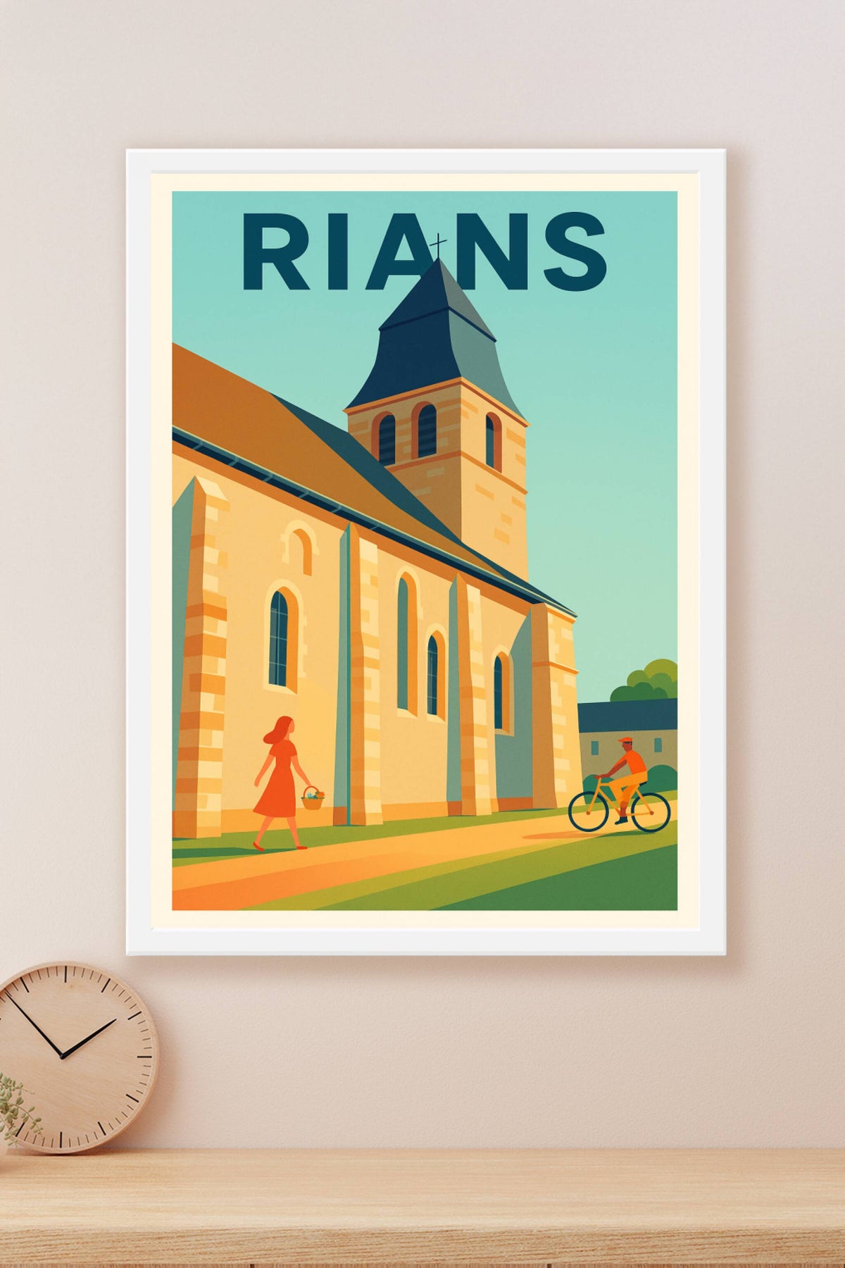 Affiche de Rians - Charme et Sérénité Provençale