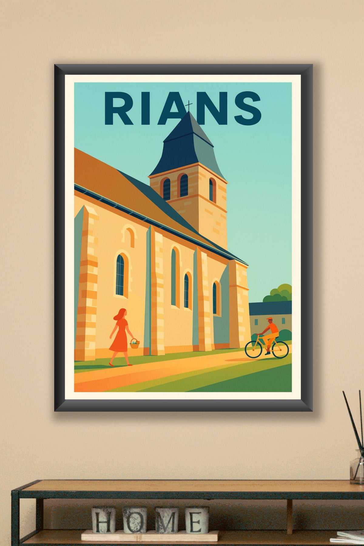 Affiche de Rians - Charme et Sérénité Provençale