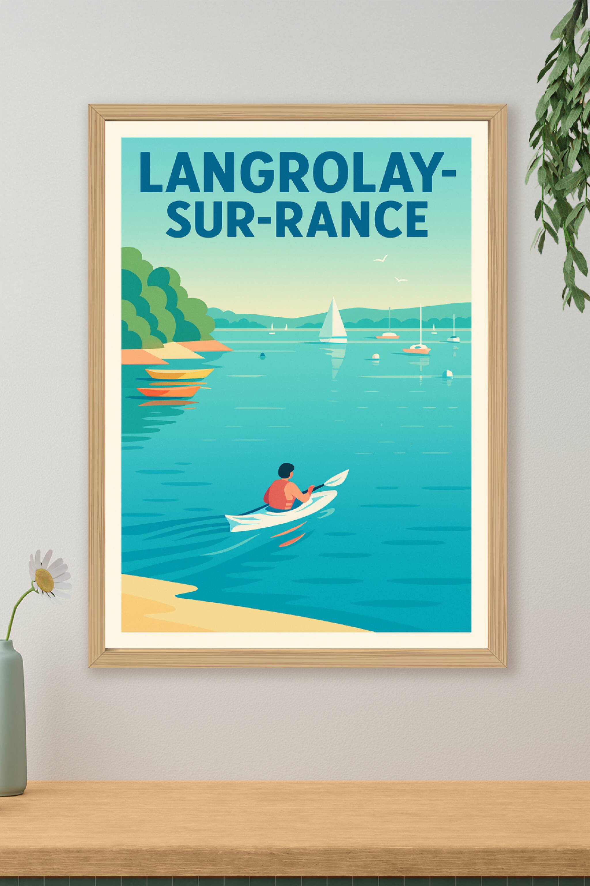 Affiche de Langrolay-sur-Rance - À la découverte des eaux paisibles