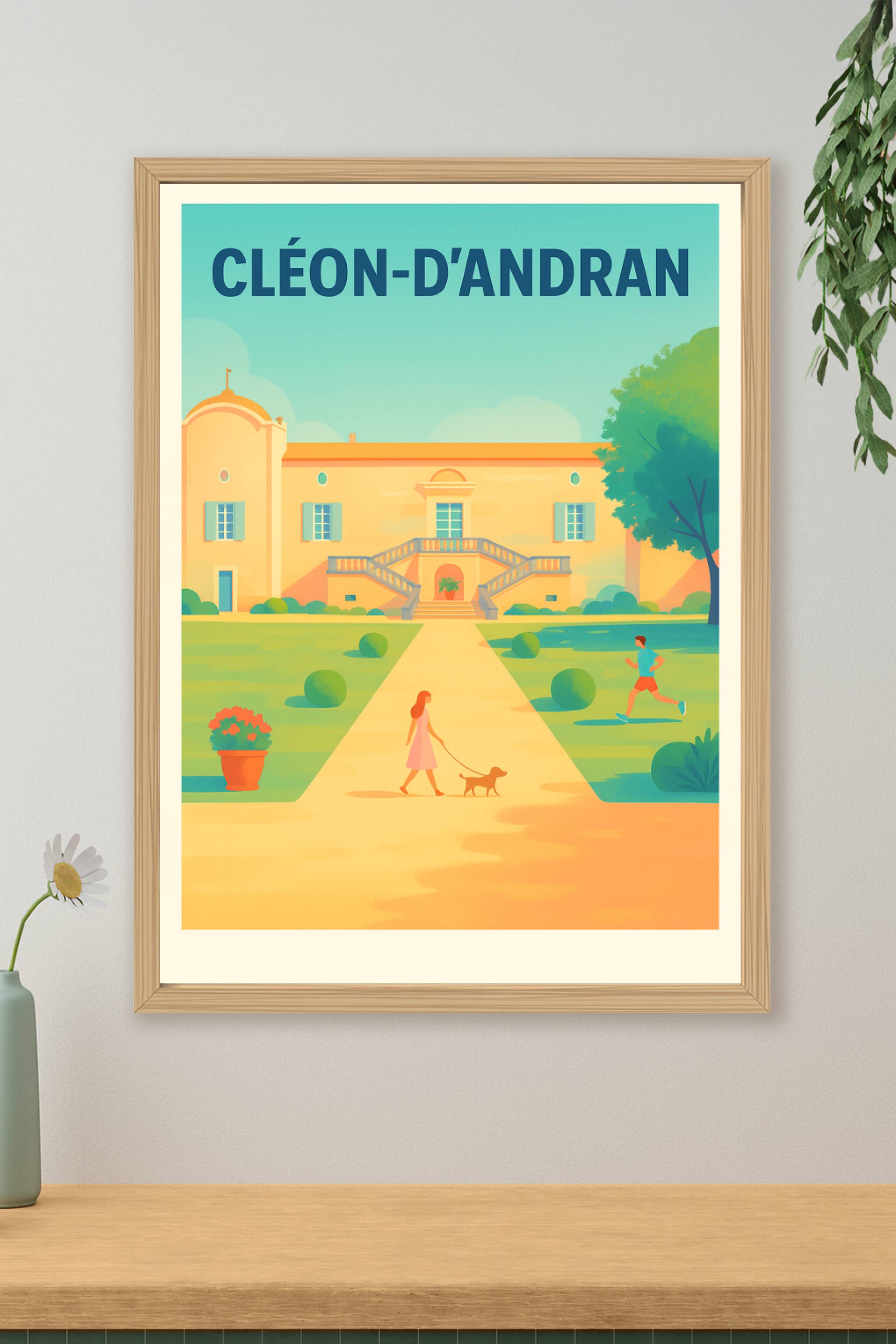 Affiche de Cléon-d'Andran - Douceur et Sérénité en Provence