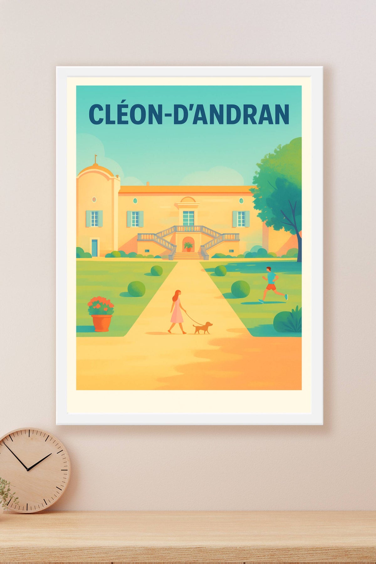Affiche de Cléon-d'Andran - Douceur et Sérénité en Provence