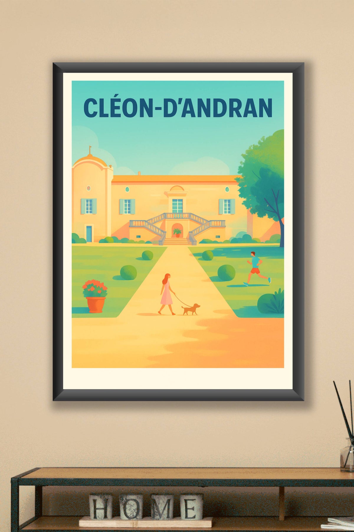 Affiche de Cléon-d'Andran - Douceur et Sérénité en Provence