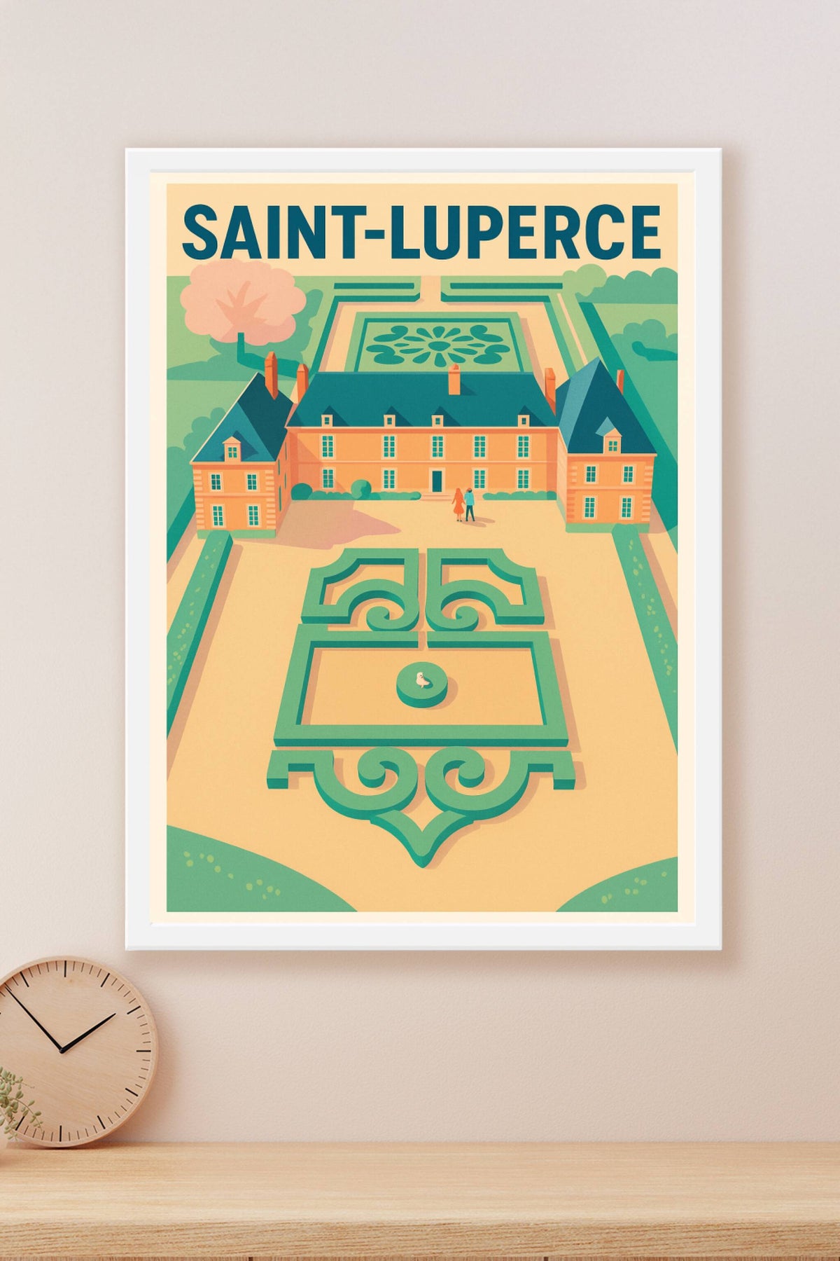 Affiche de Saint-Luperce - Élégance et charme historique