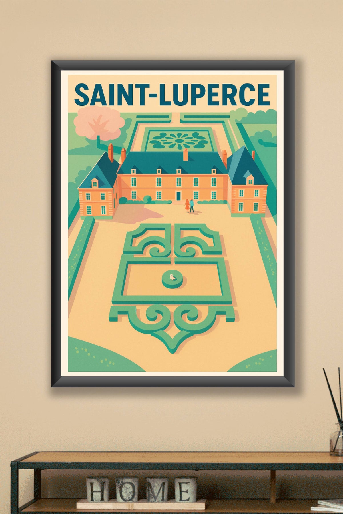 Affiche de Saint-Luperce - Élégance et charme historique