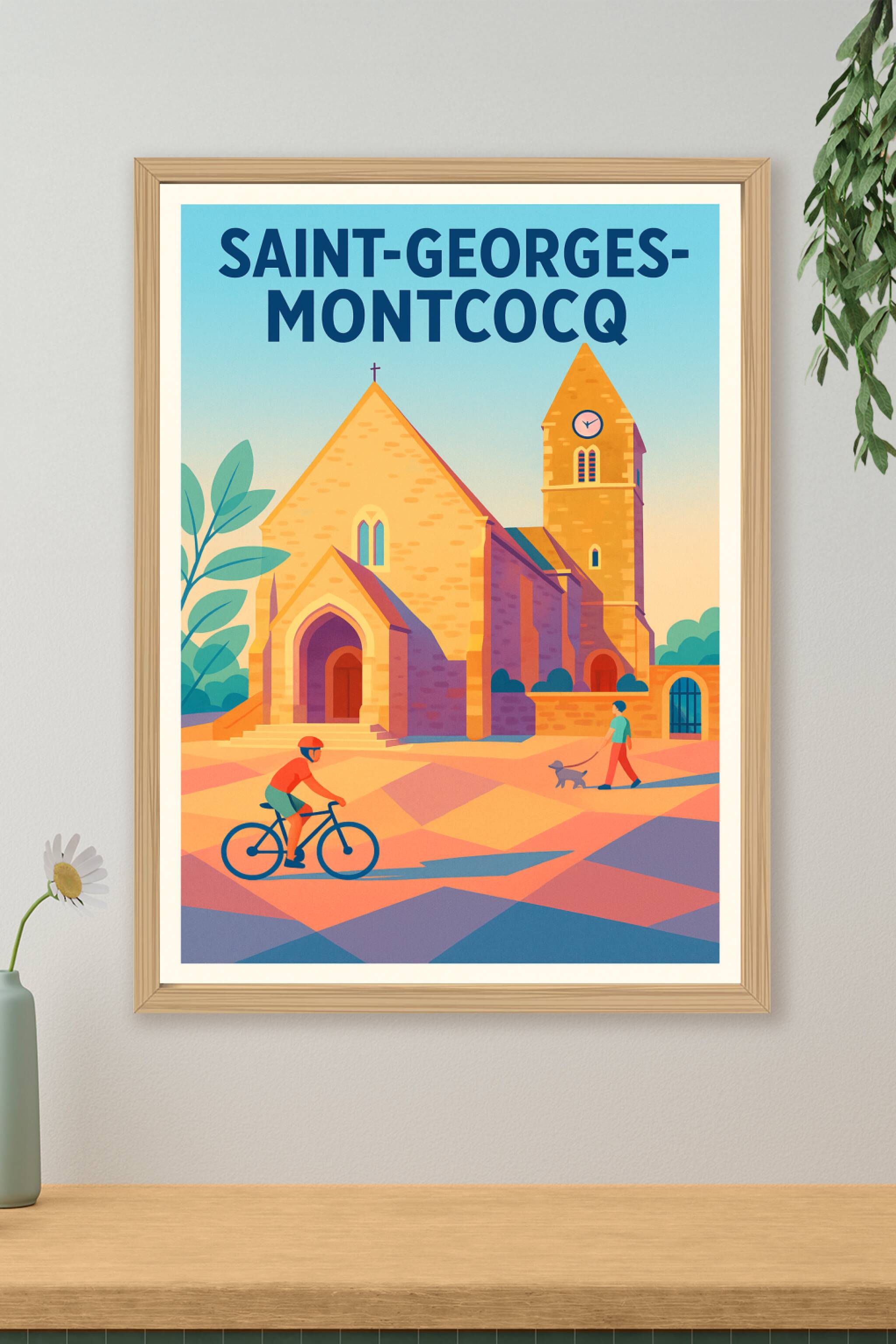 Affiche de Saint-Georges-Montcocq - Charme et douceur de vivre normande