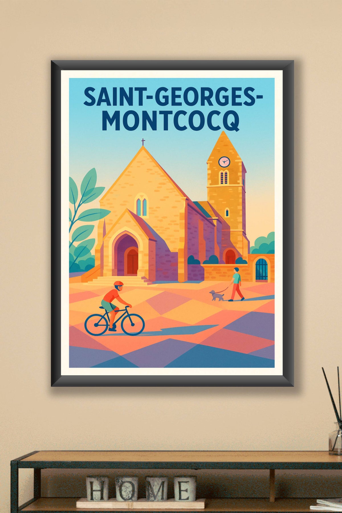 Affiche de Saint-Georges-Montcocq - Charme et douceur de vivre normande