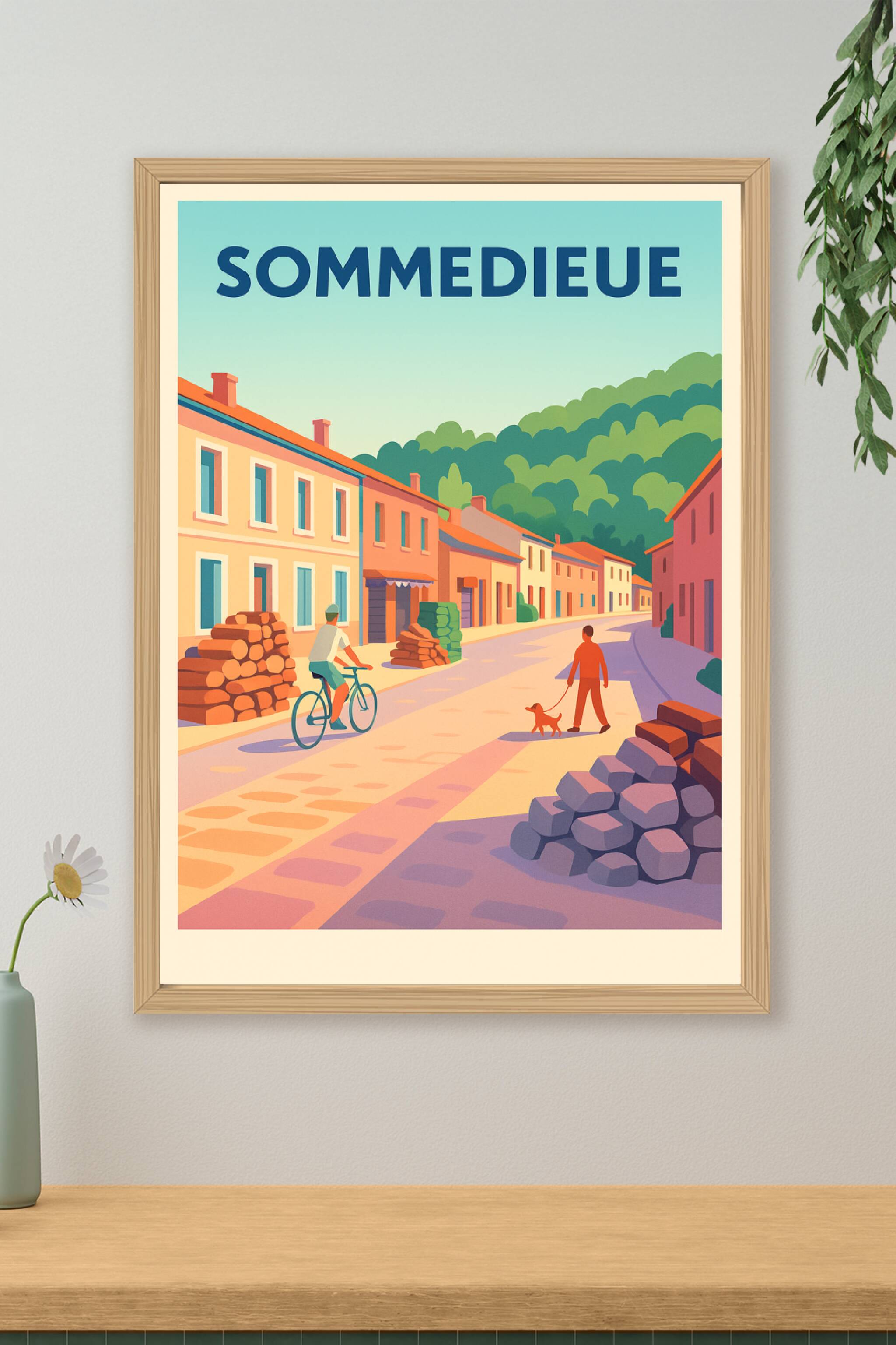 Affiche de Sommedieue - Douceur de village au cœur de la nature
