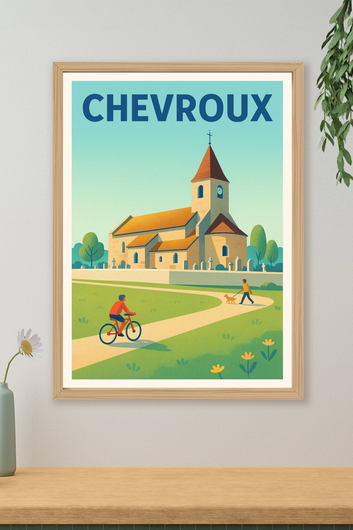 Affiche de Chevroux - Charme paisible et nature préservée