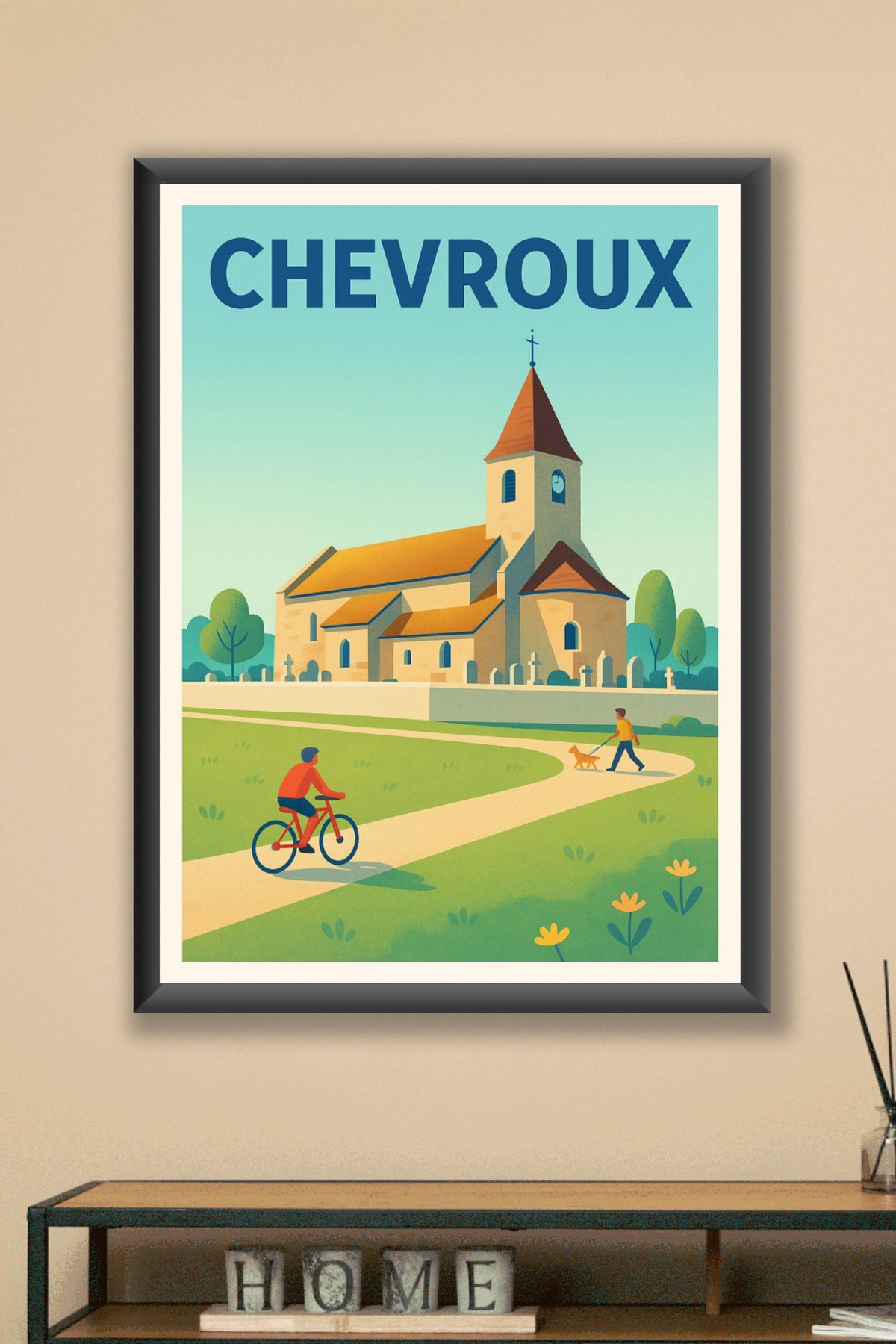 Affiche de Chevroux - Charme paisible et nature préservée