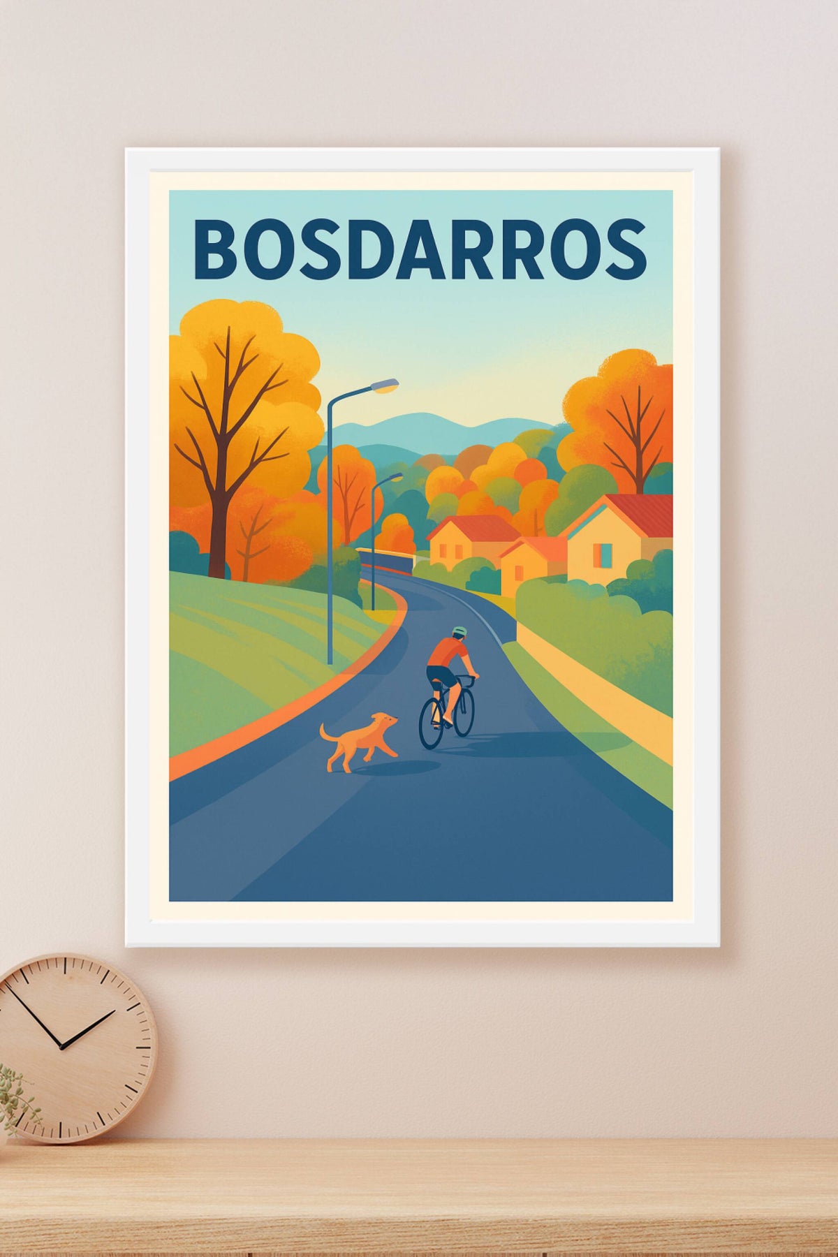Affiche de Bosdarros - Douceur et sérénité en automne