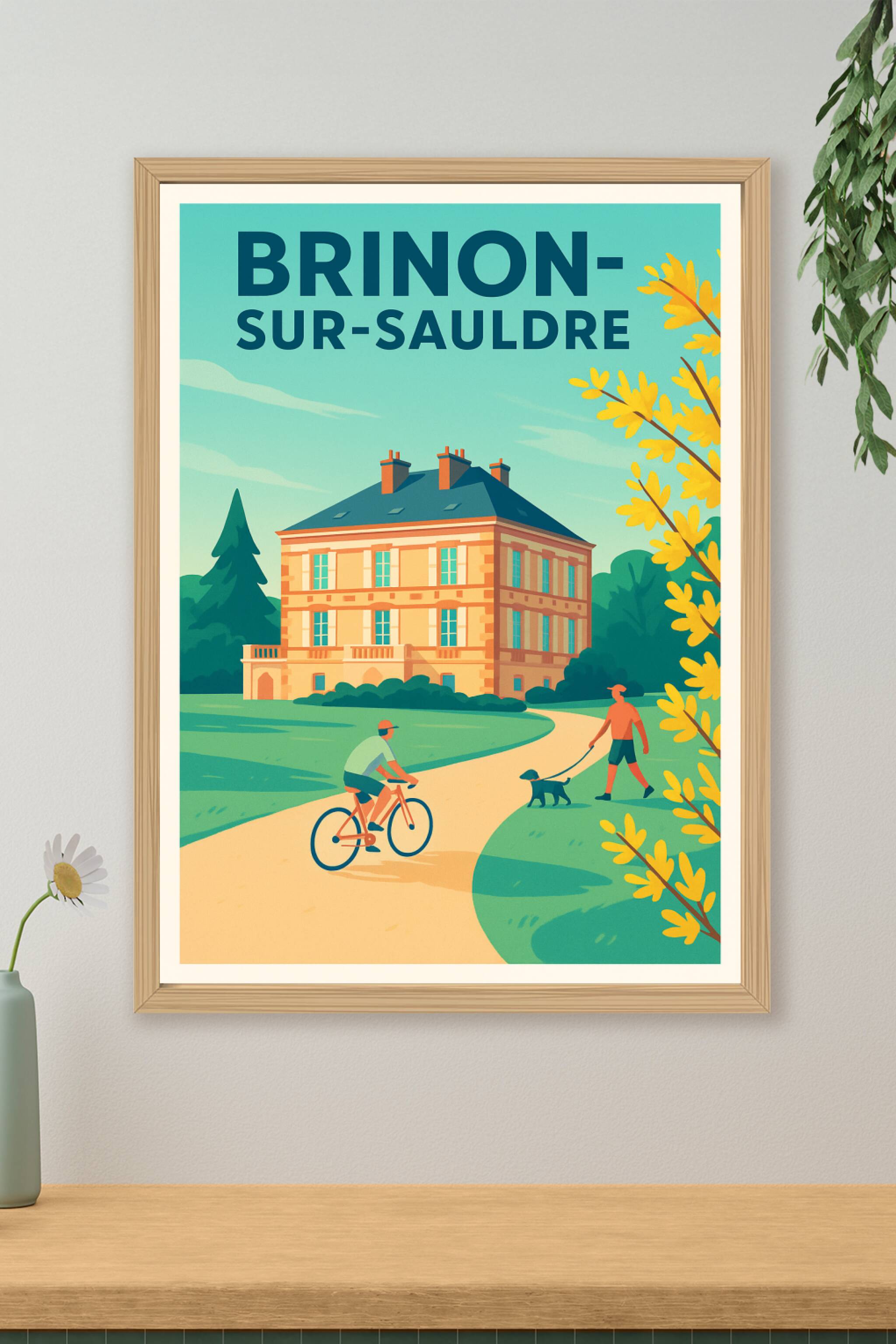 Affiche de Brinon-sur-Sauldre - Harmonie bucolique au cœur du domaine