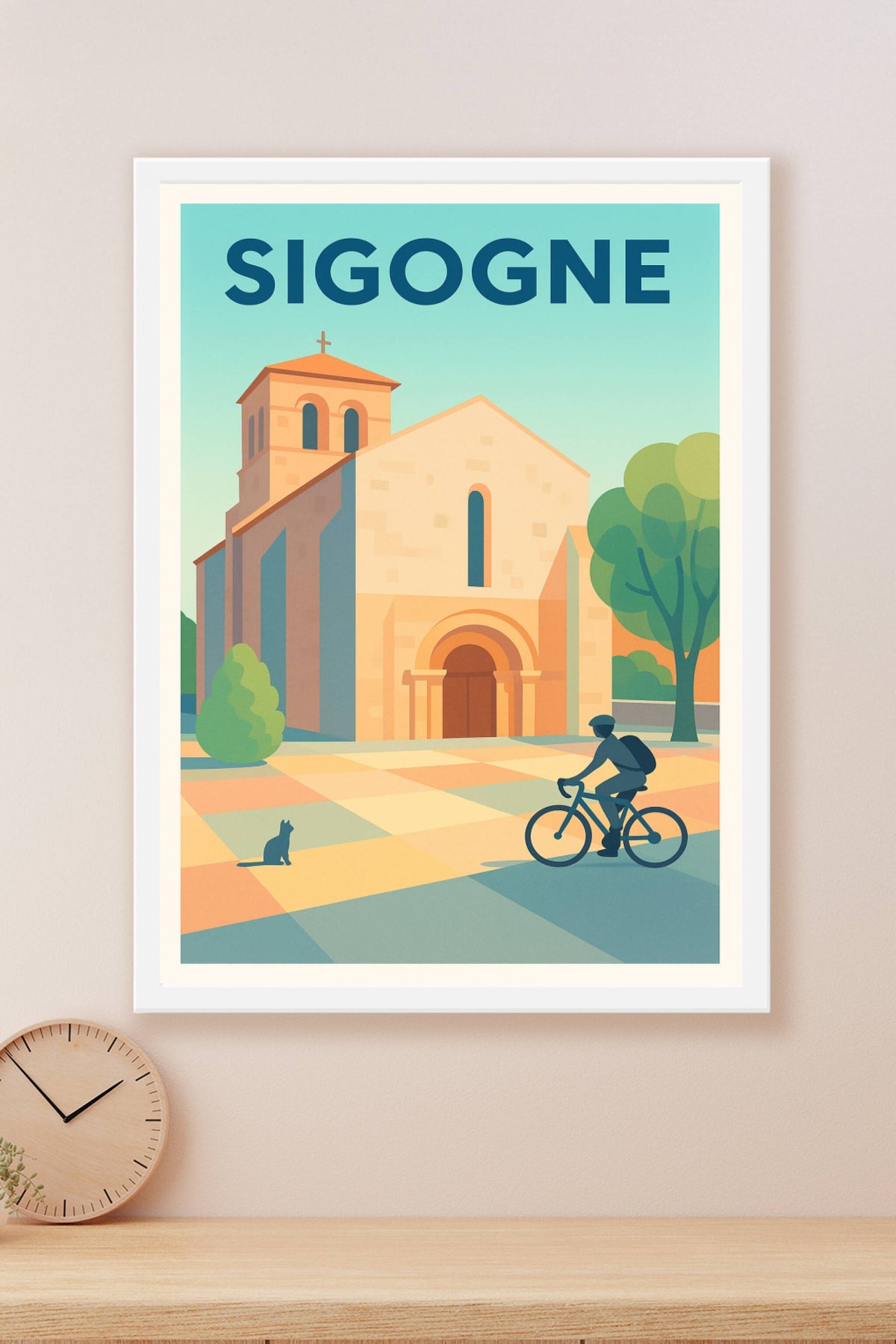 Affiche de Sigogne - Charme paisible au cœur du village