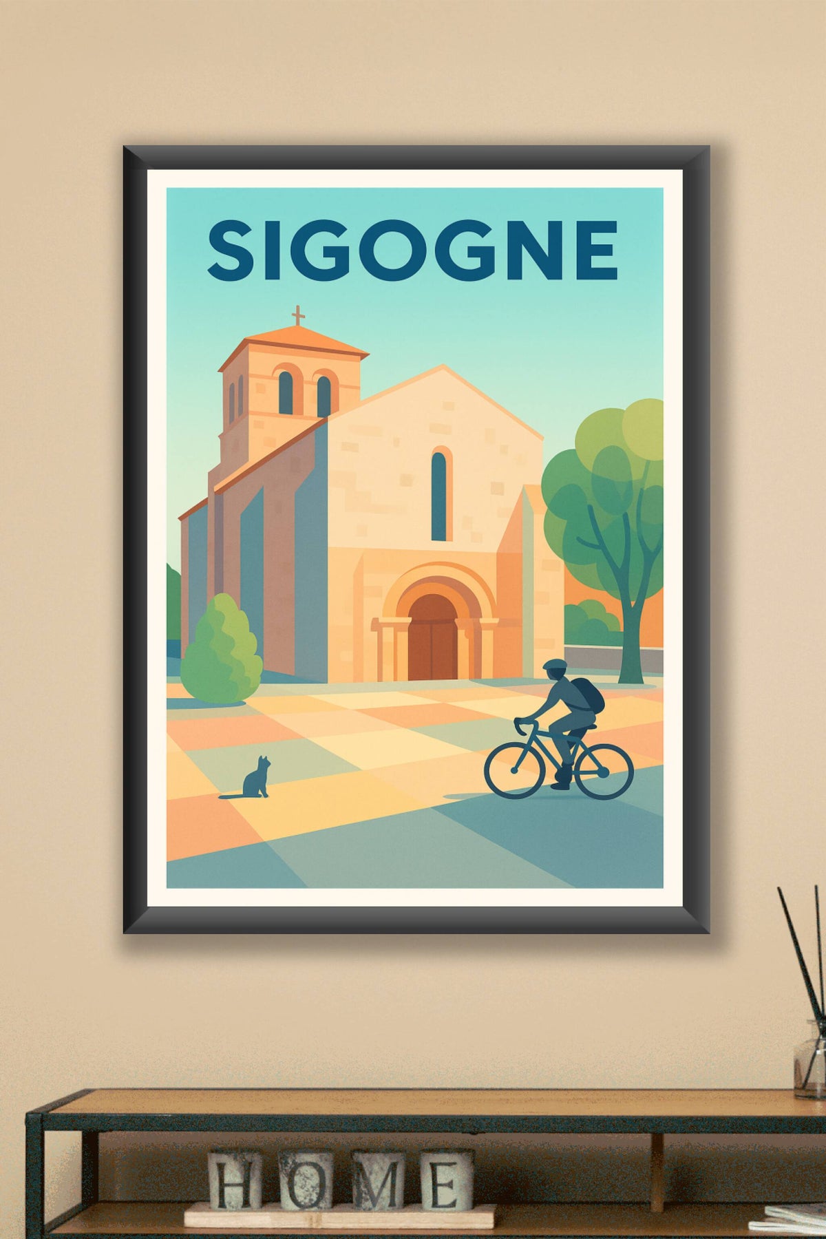 Affiche de Sigogne - Charme paisible au cœur du village
