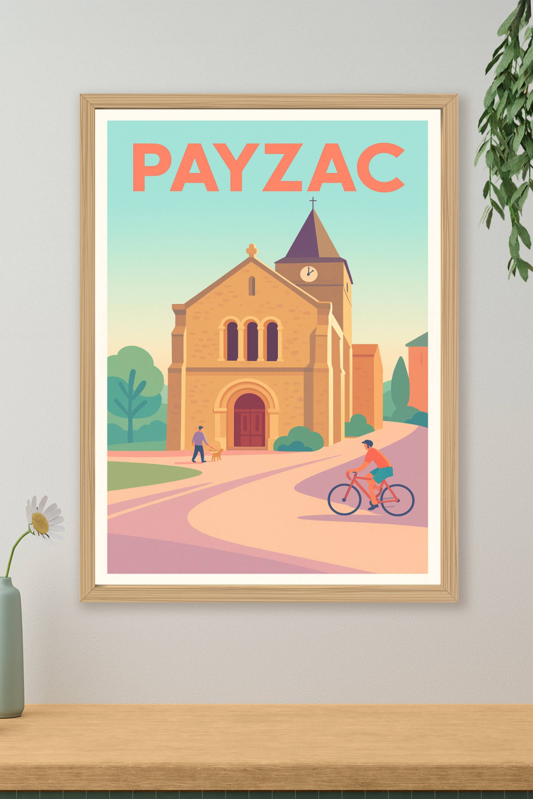 Affiche de Payzac - Charme et quiétude au cœur du village