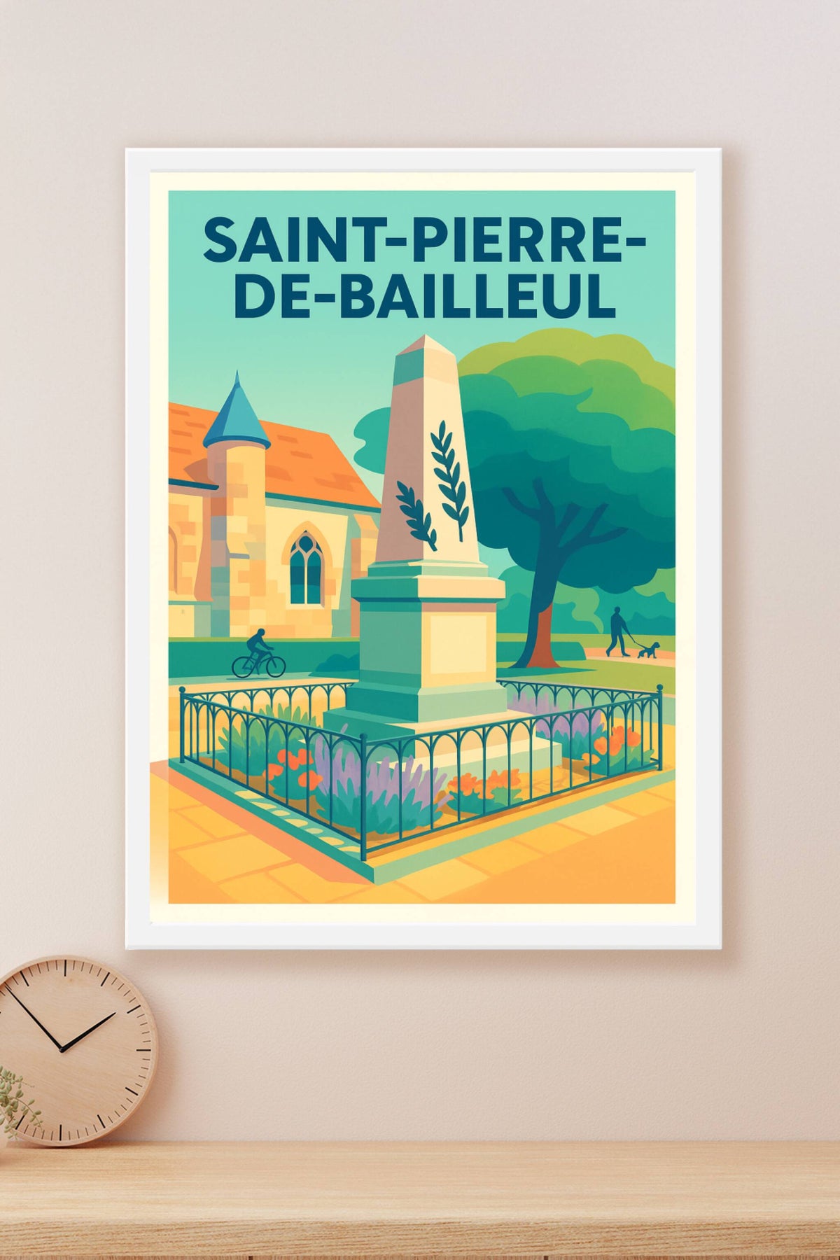 Affiche de Saint-Pierre-de-Bailleul - Élégance et sérénité au cœur du village