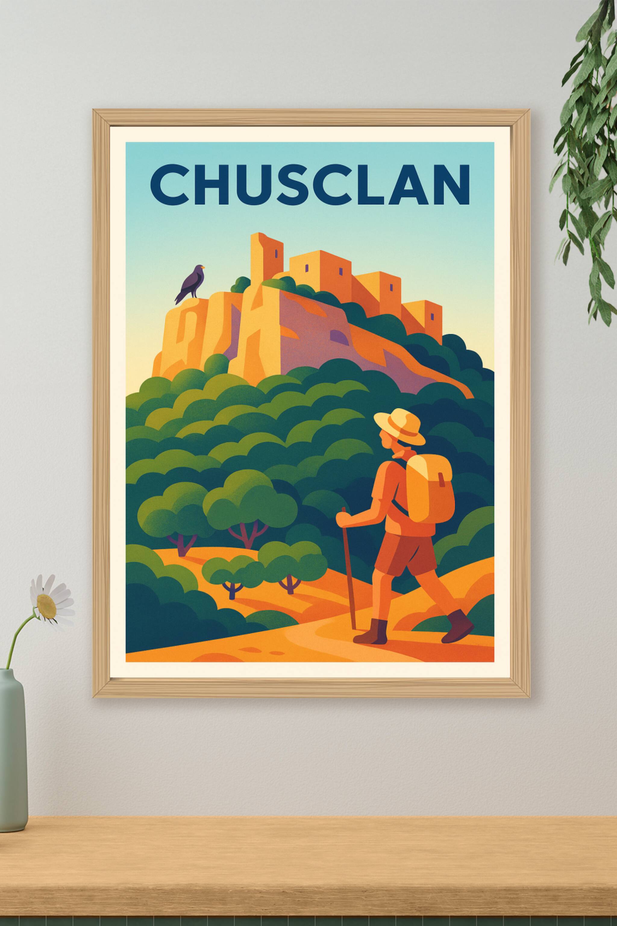 Affiche de Chusclan - Escapade entre nature et château perché